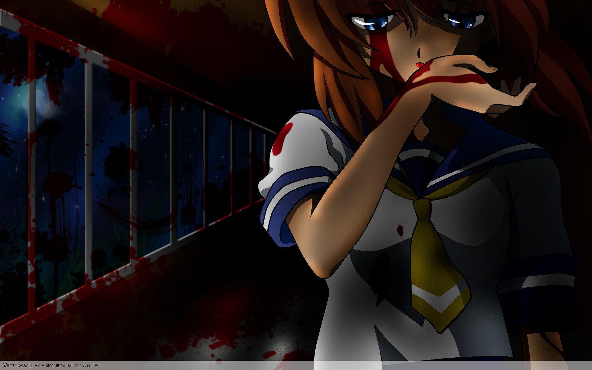 Higurashi Blood Wallpaper  Download to your mobile from PHONEKY