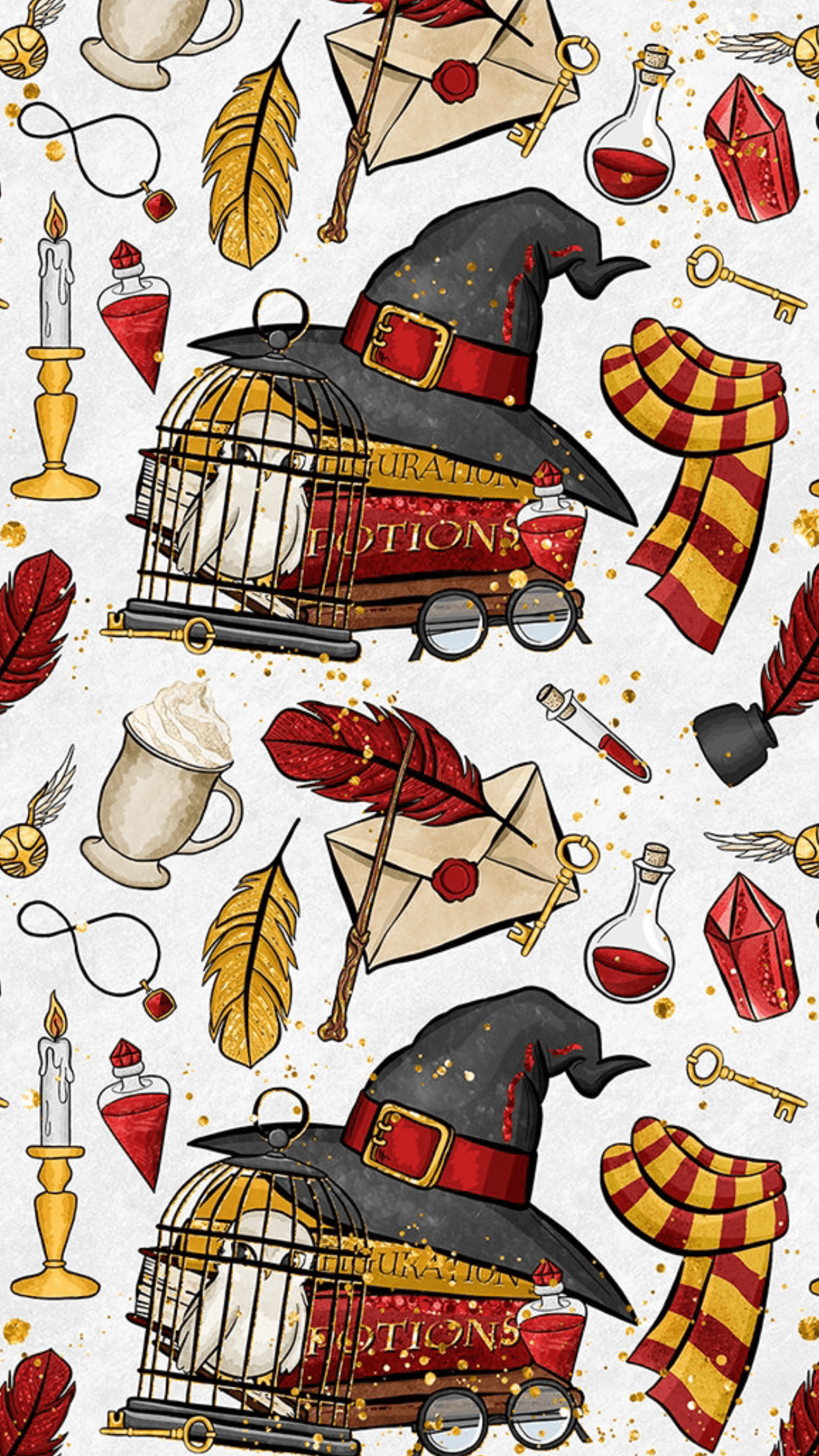 1242x2208 Art and Comics. Harry potter