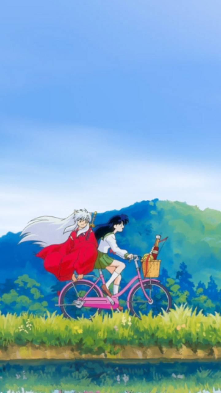 720x1280 Inuyasha and Kagome wallpaper
