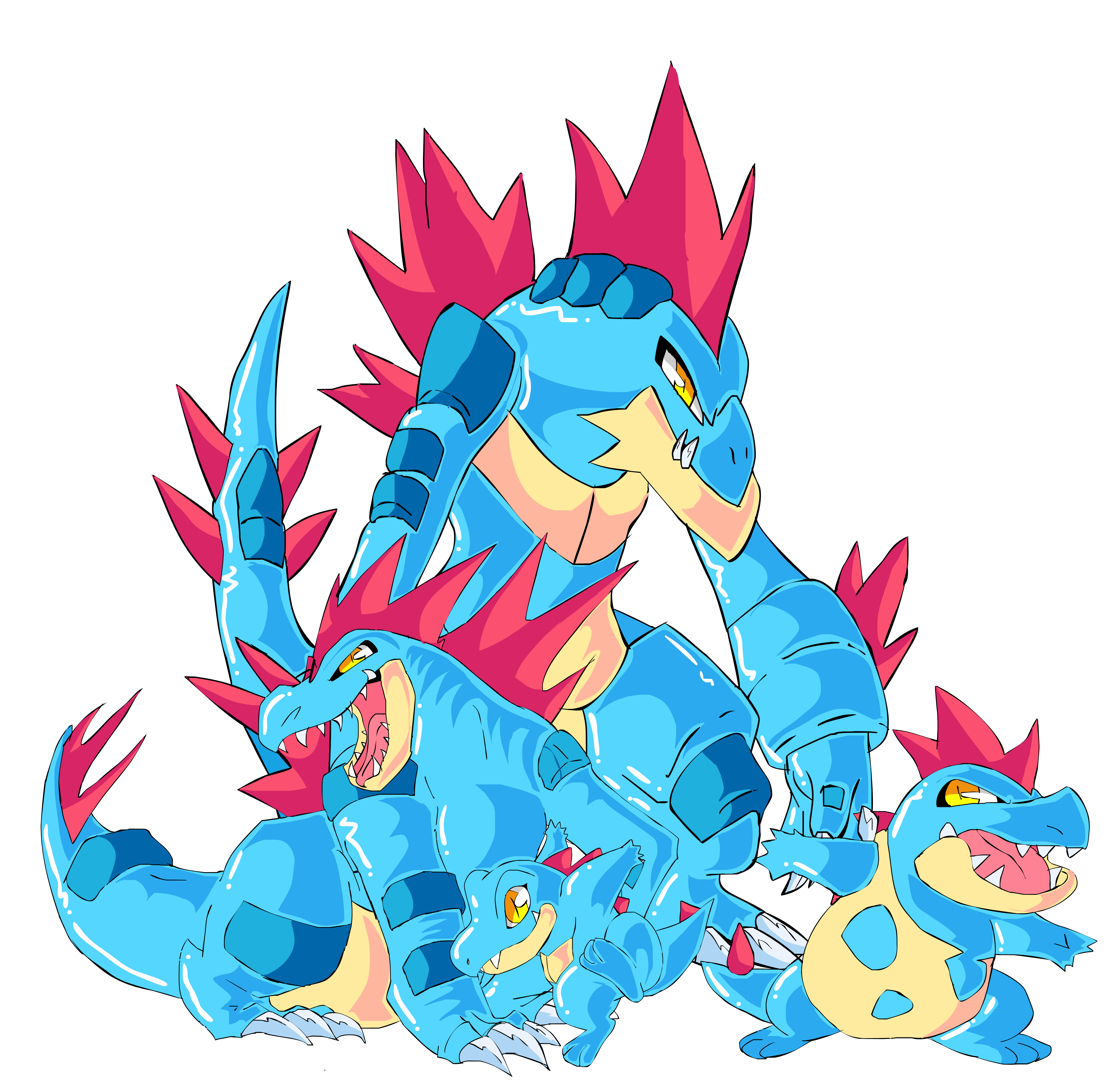 5940x5760 Totodile Wallpaper