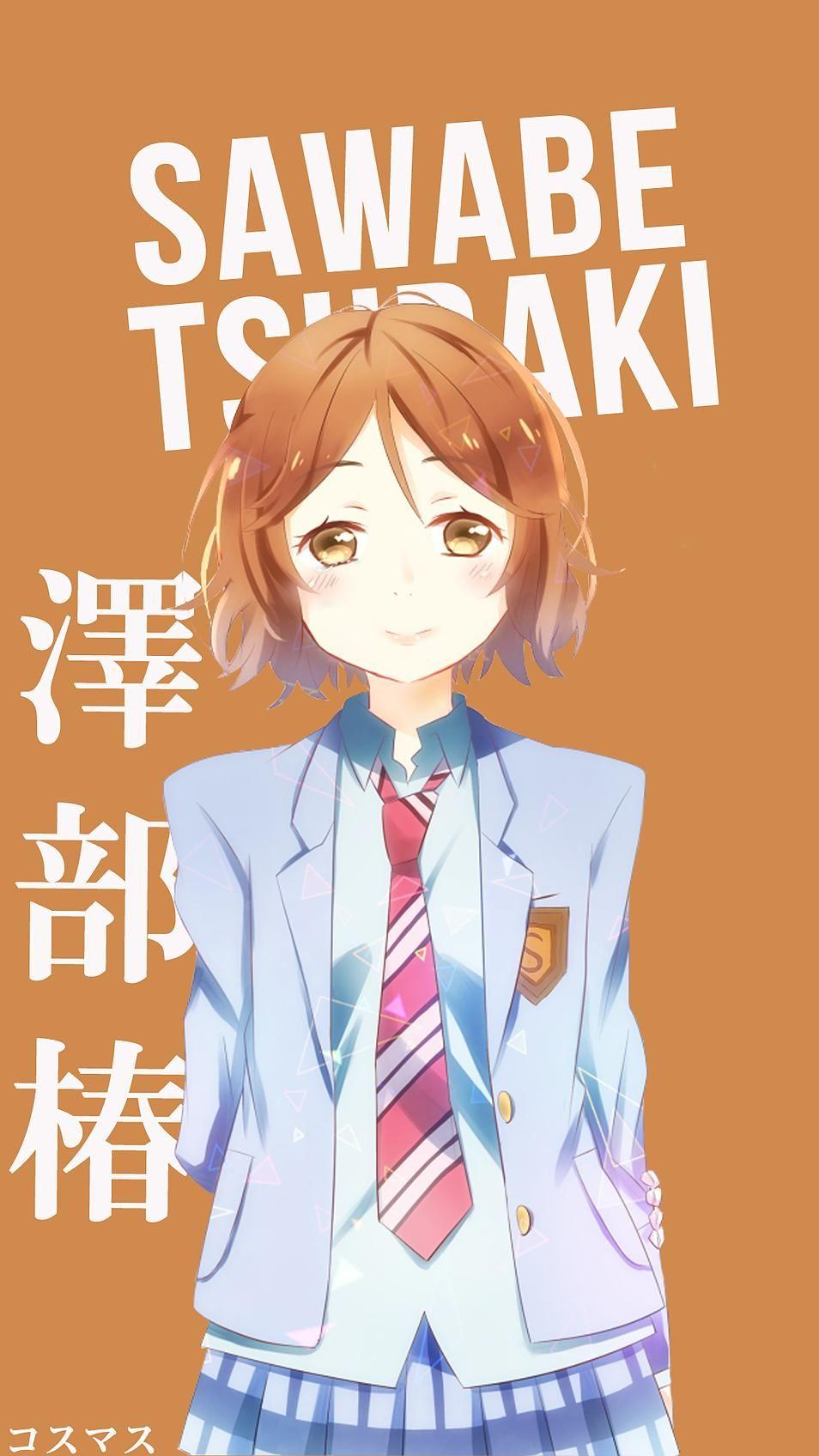 954x1696 Sawabe Tsubaki Wallpaper HD Source. Anime character names, Your lie in april, Anime characters