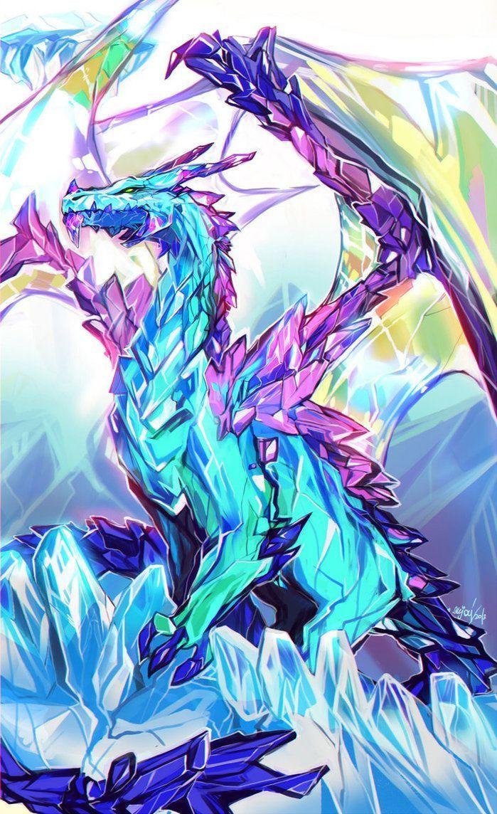 699x1144 Crystal Dragon Wallpaper Free Crystal Dragon Background 2020. Mythical dragons, Dragon artwork, Mythical creatures art