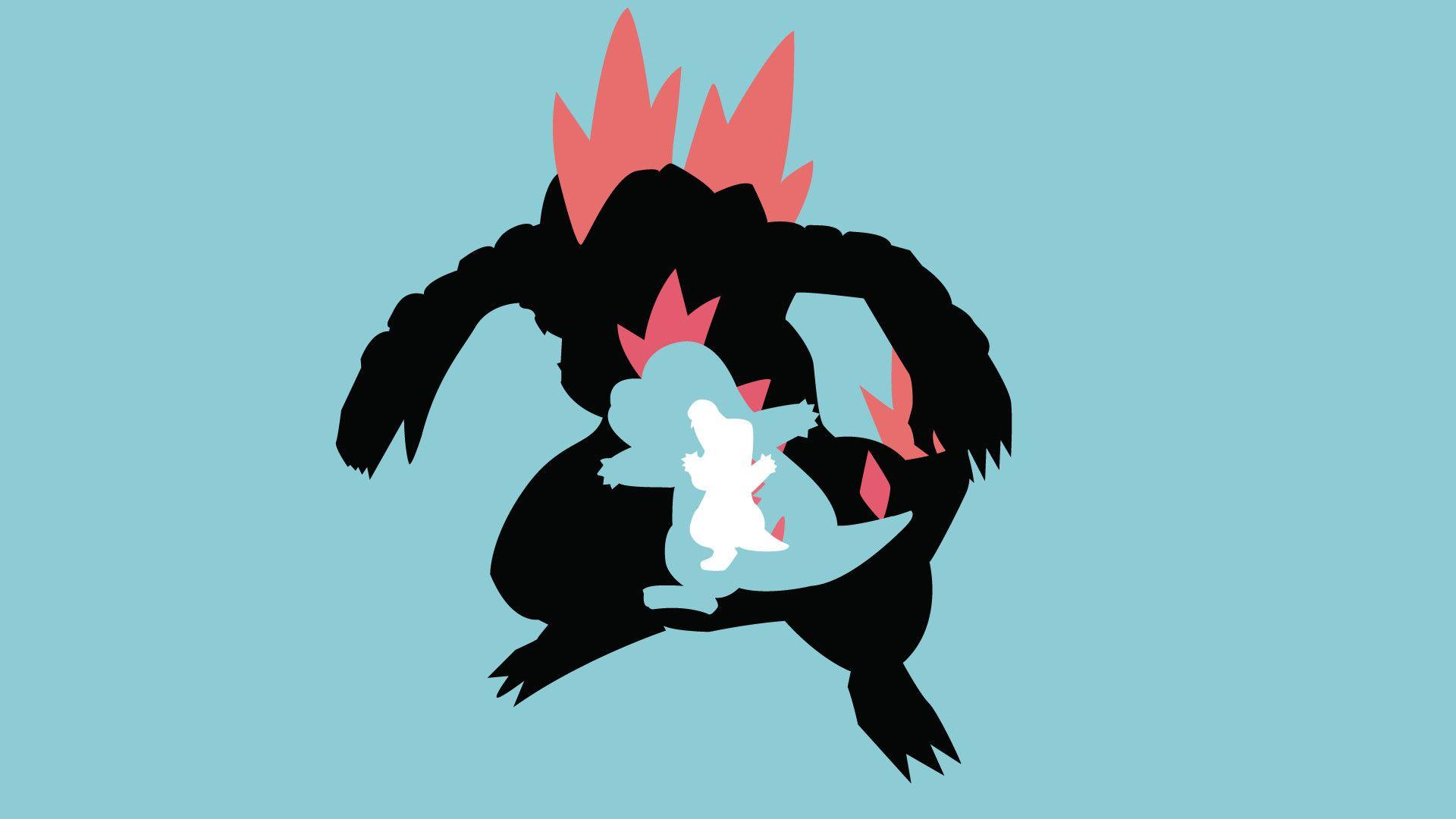 1920x1080 Totodile Wallpaper