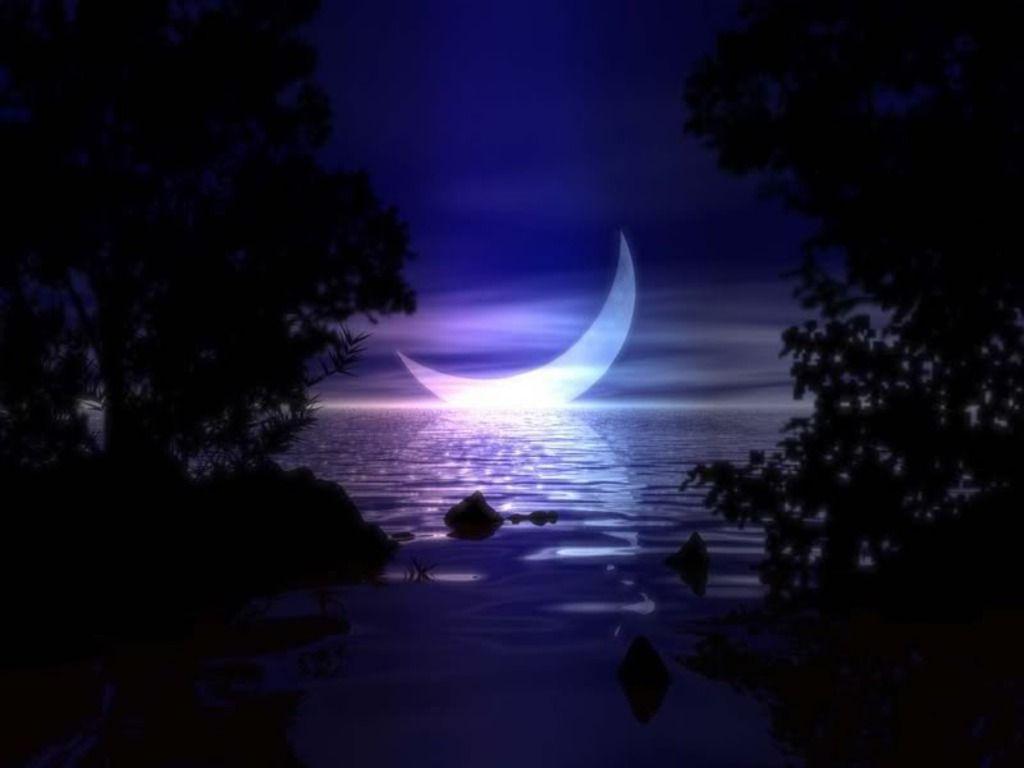1024x768 HD Moon Wallpaper