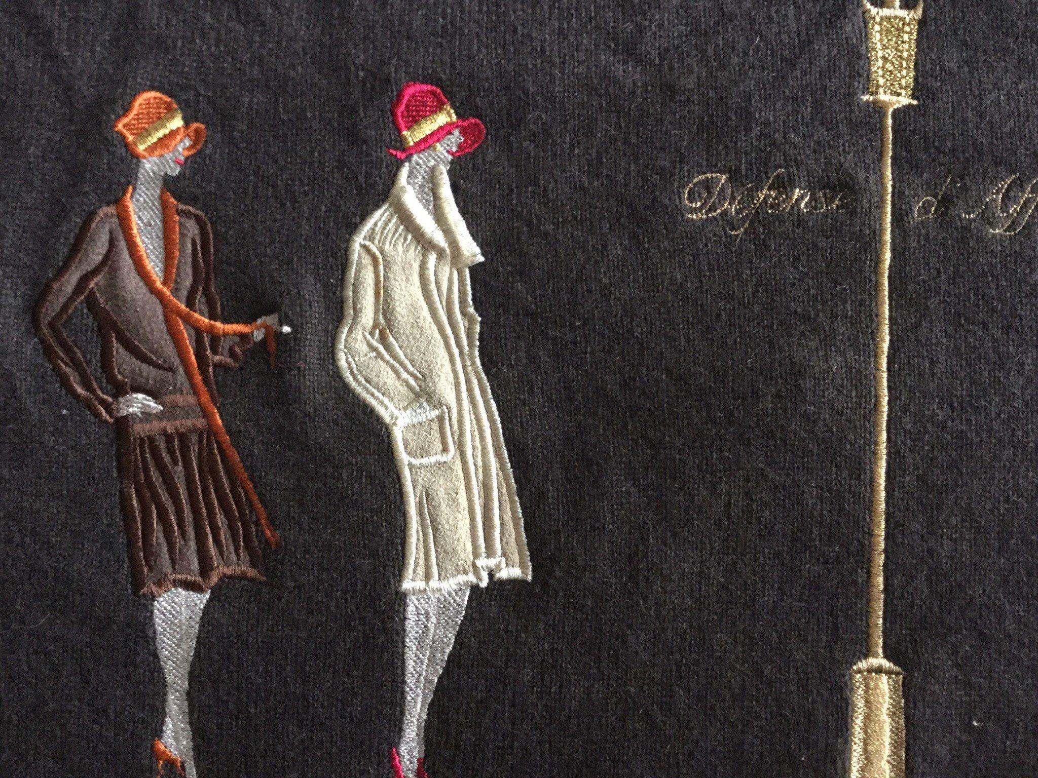2048x1536 Vintage Roaring Twenties Fashion Cashmere Sweater 1920s
