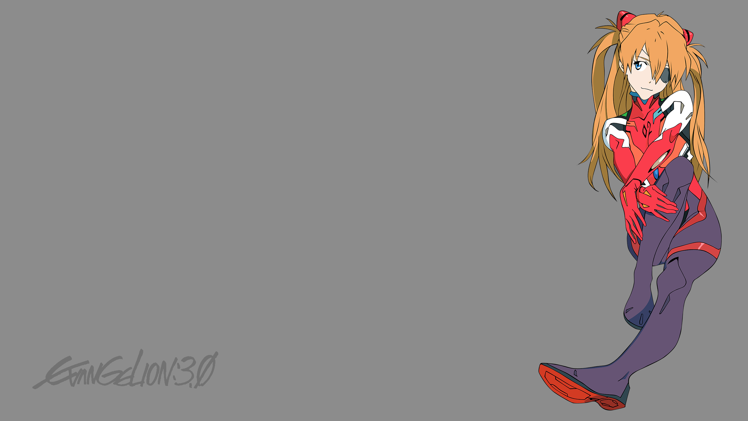 2560x1440 Wallpaper made from my vector of Asuka from Evangelion 3.0. 1920 x 1080 in comments