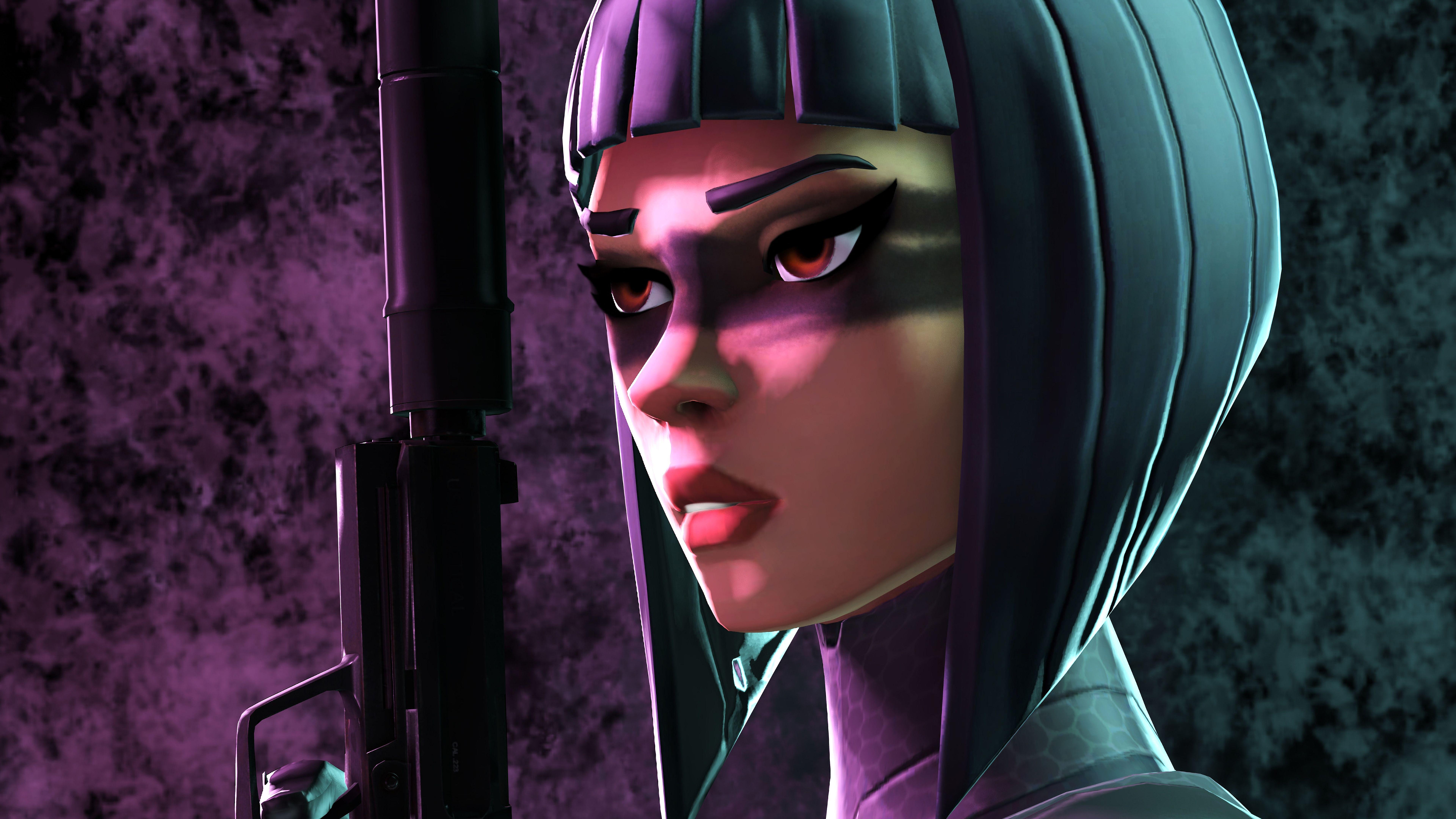 7680x4320 Fortnite Girls Wallpaper