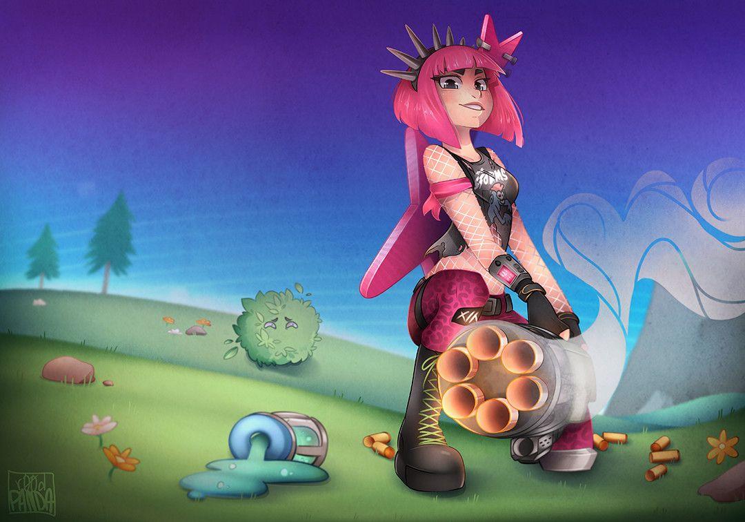 1080x756 Fortnite Power Chord Fanart, Aluminé Drago