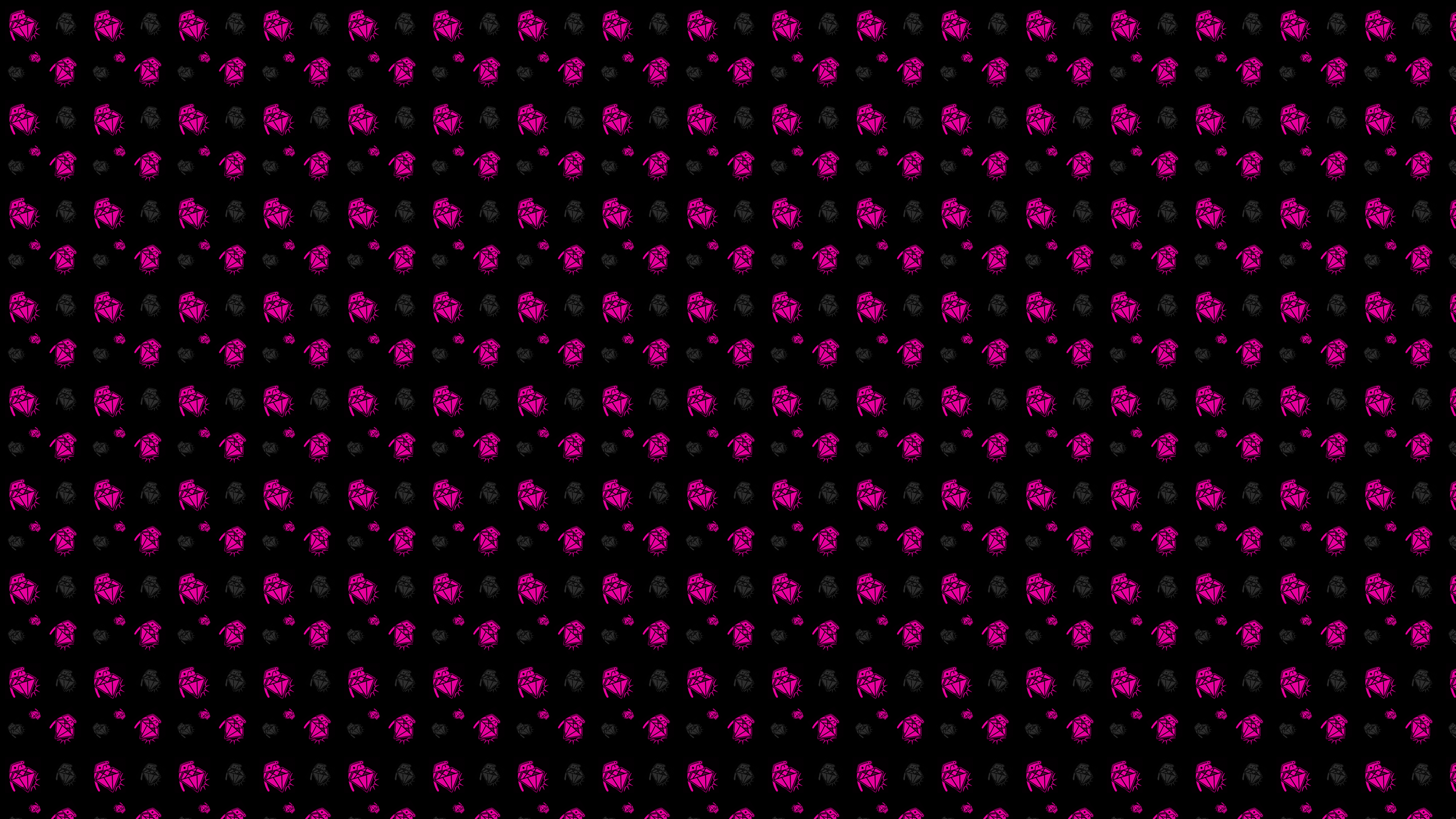 2560x1440 Pink Diamond Grenade Desktop Wallpaper