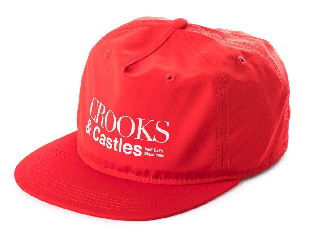 1024x768 The Crooks and Castles A1 Strapback Cap in Red