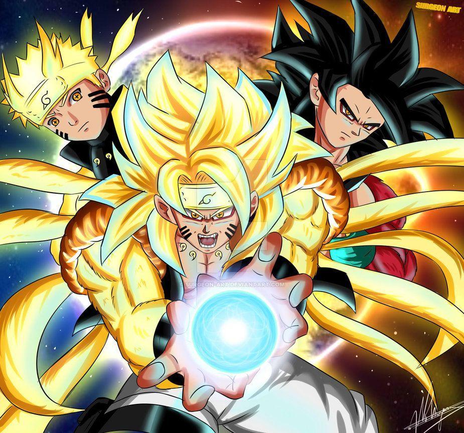 Goku Luffy Naruto Ichigo Natsu Fusion