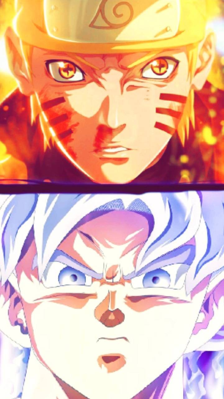 720x1280 Naruto And Goku Wallpaper