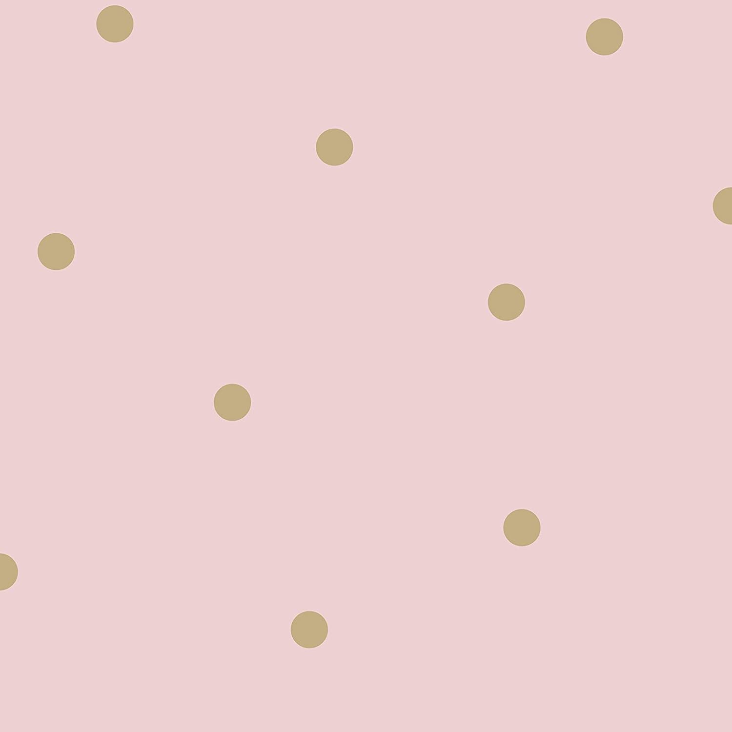 1500x1500 Holden Decor Make Believe Dotty Pink Gold Wallpaper 12604 Childrens Polka: Amazon.co.uk: DIY & Tools