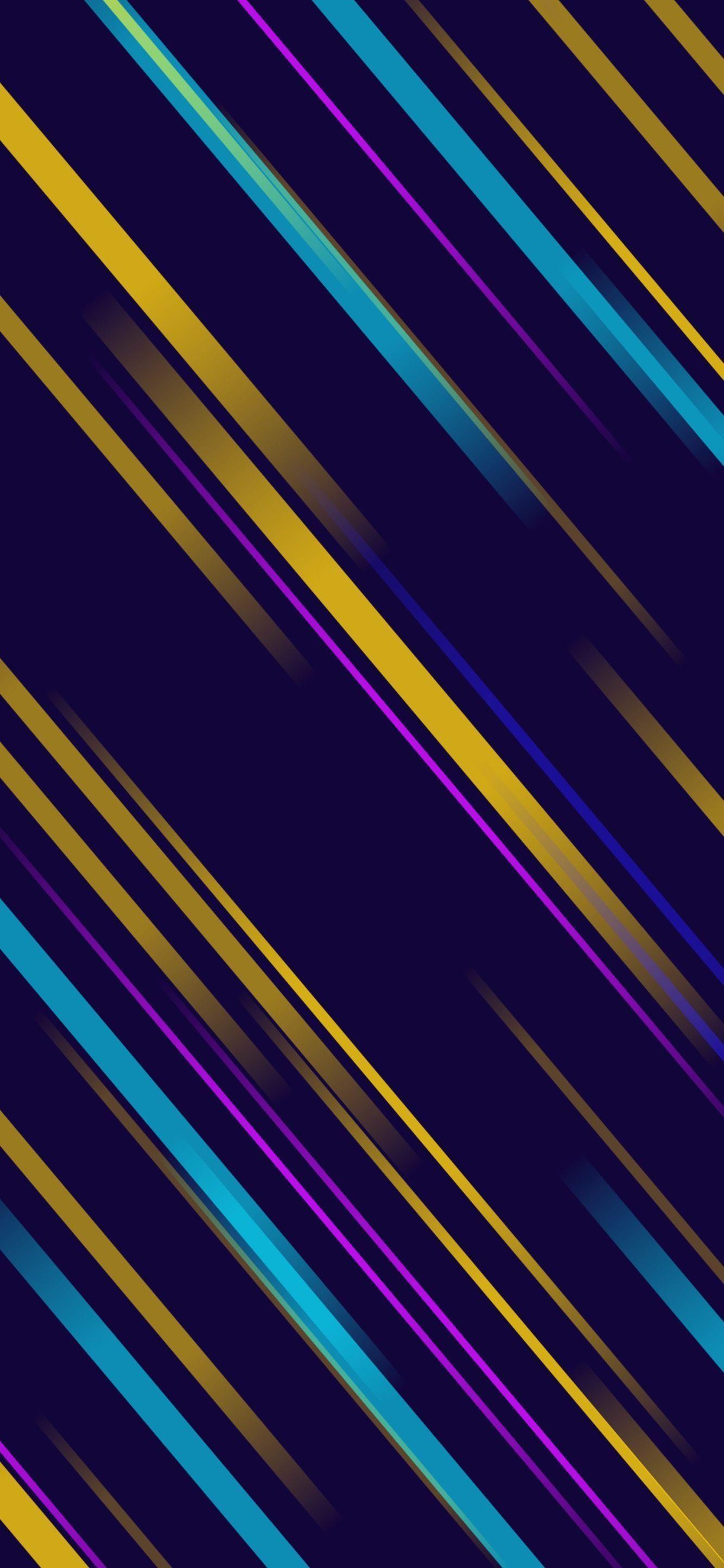 1334x2889 Phone Wallpaper Colorful Lines Background
