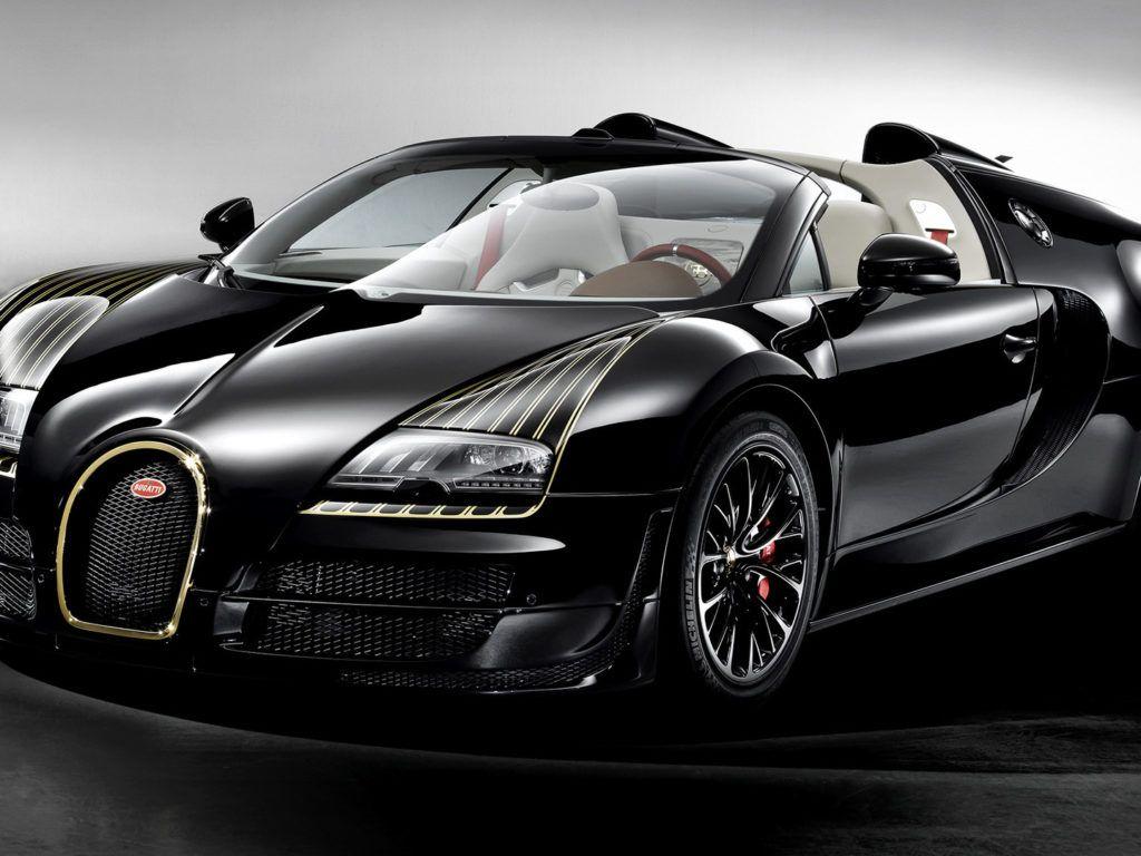 1024x768 Bugatti Veyron Black Bess Car Wallpaper. HD Desktop Background