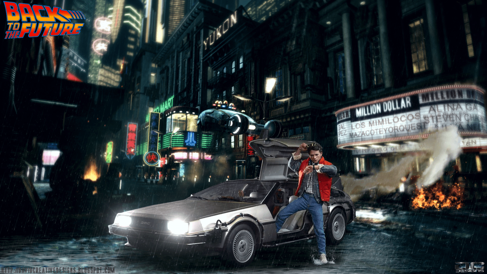back to the future wallpaper 1920x1080