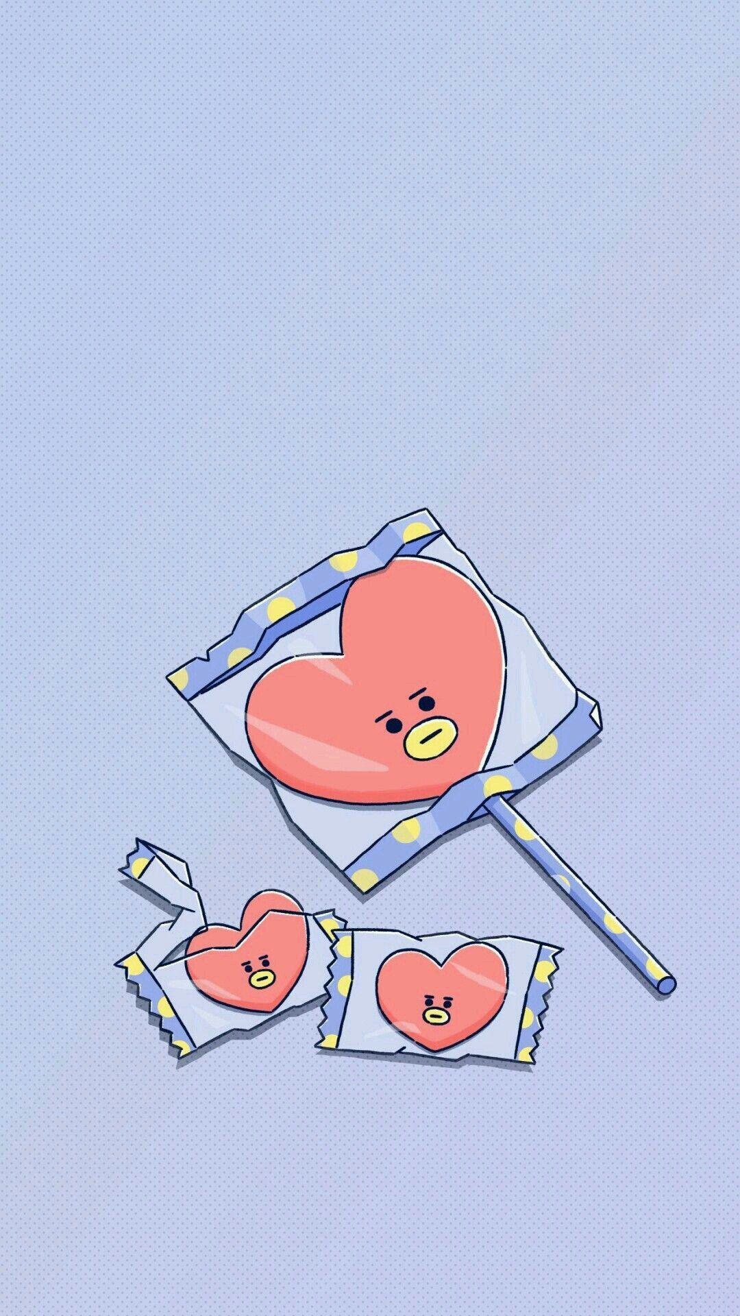 1080x1920 ❃ #bts #BT21 #Tata #V #Taehyung #twitter #bangtan #BTS # wallpaper #kawaii #aesthetic #b. Bts wallpaper, Kawaii wallpaper, Cute wallpaper