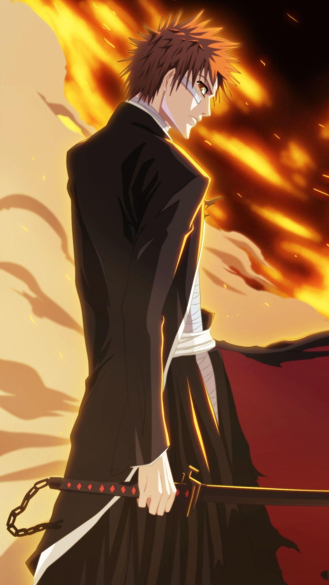 1080x1920 Ichigo Kurosaki Bleach Photo Kecbio