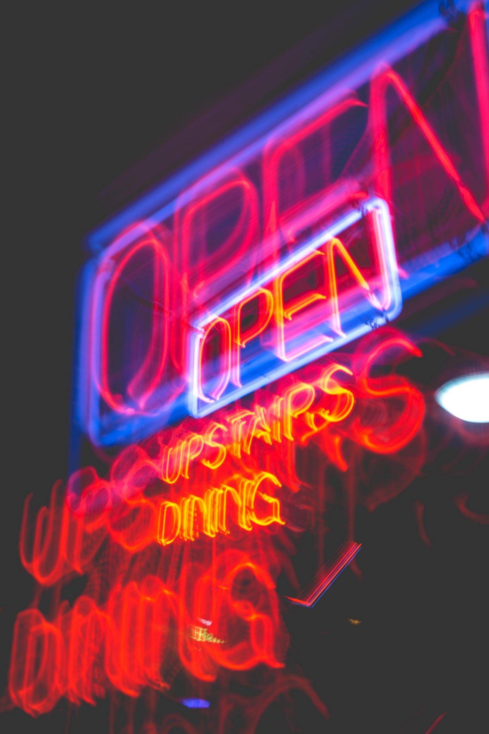 1707x2560 Free Trendy Neon Wallpaper For iPhone (HD Download!). Wallpaper iphone neon, Neon wallpaper, Neon open sign