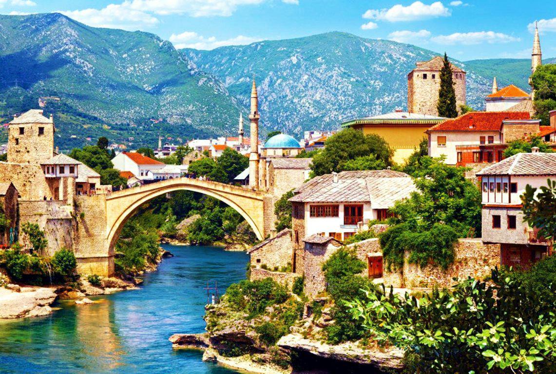 1141x768 Mostar Old Bridge Wallpaper
