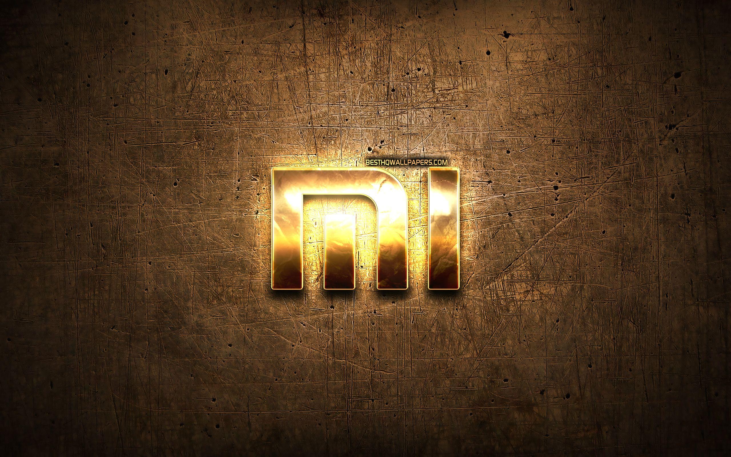 2560x1600 Download wallpaper Xiaomi golden logo, artwork, brown metal background, creative, Xiaomi logo, brands, Xiaomi for desktop with resolution 2560x1600. High Quality HD picture wallpaper