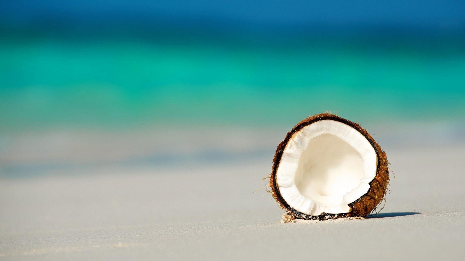 1920x1080 Beaches: Ocean Beach Coconut Sand Maldives Wallpaper for HD 16:9