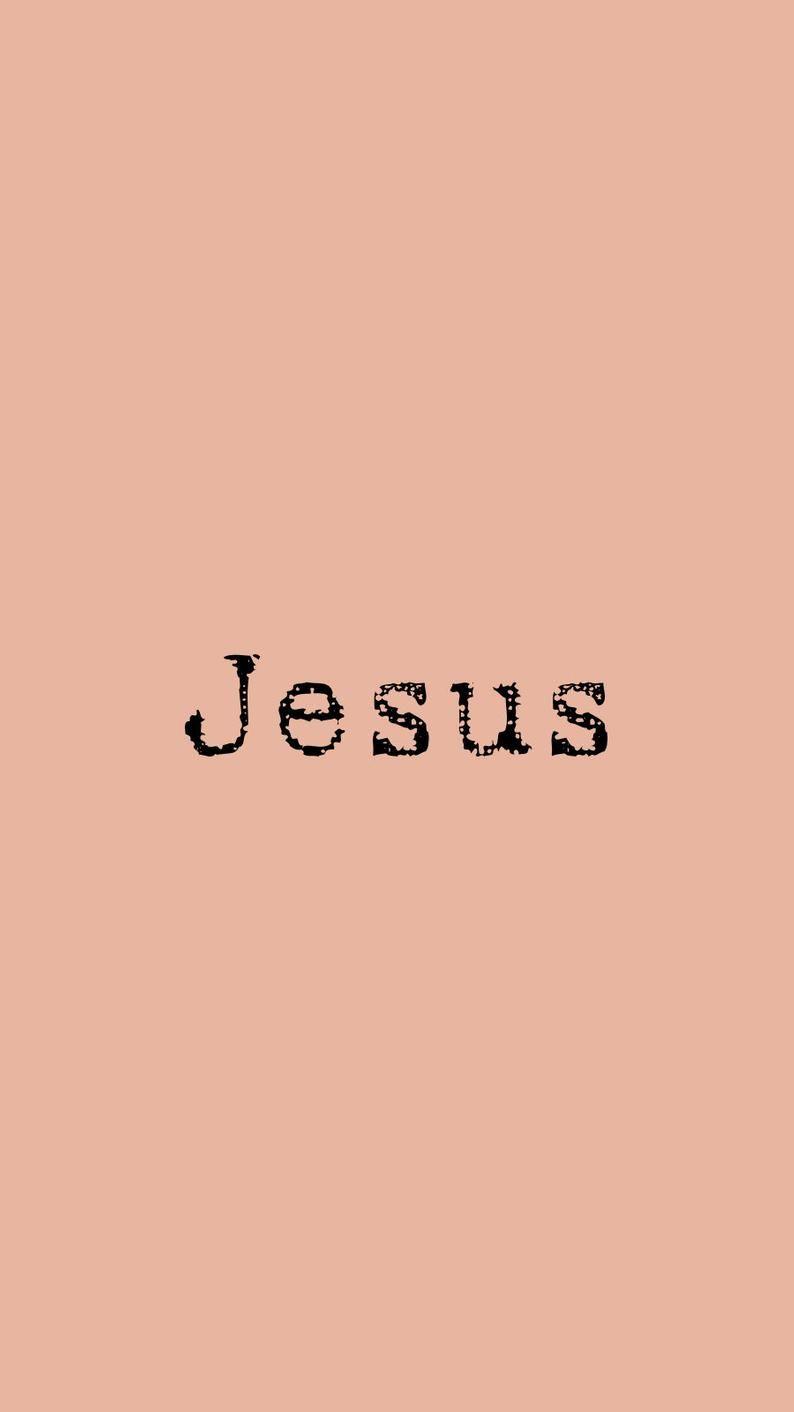 Iphone wallpaper with aesthetic love for Jesus Is Love  Wallpapers  Download 2023