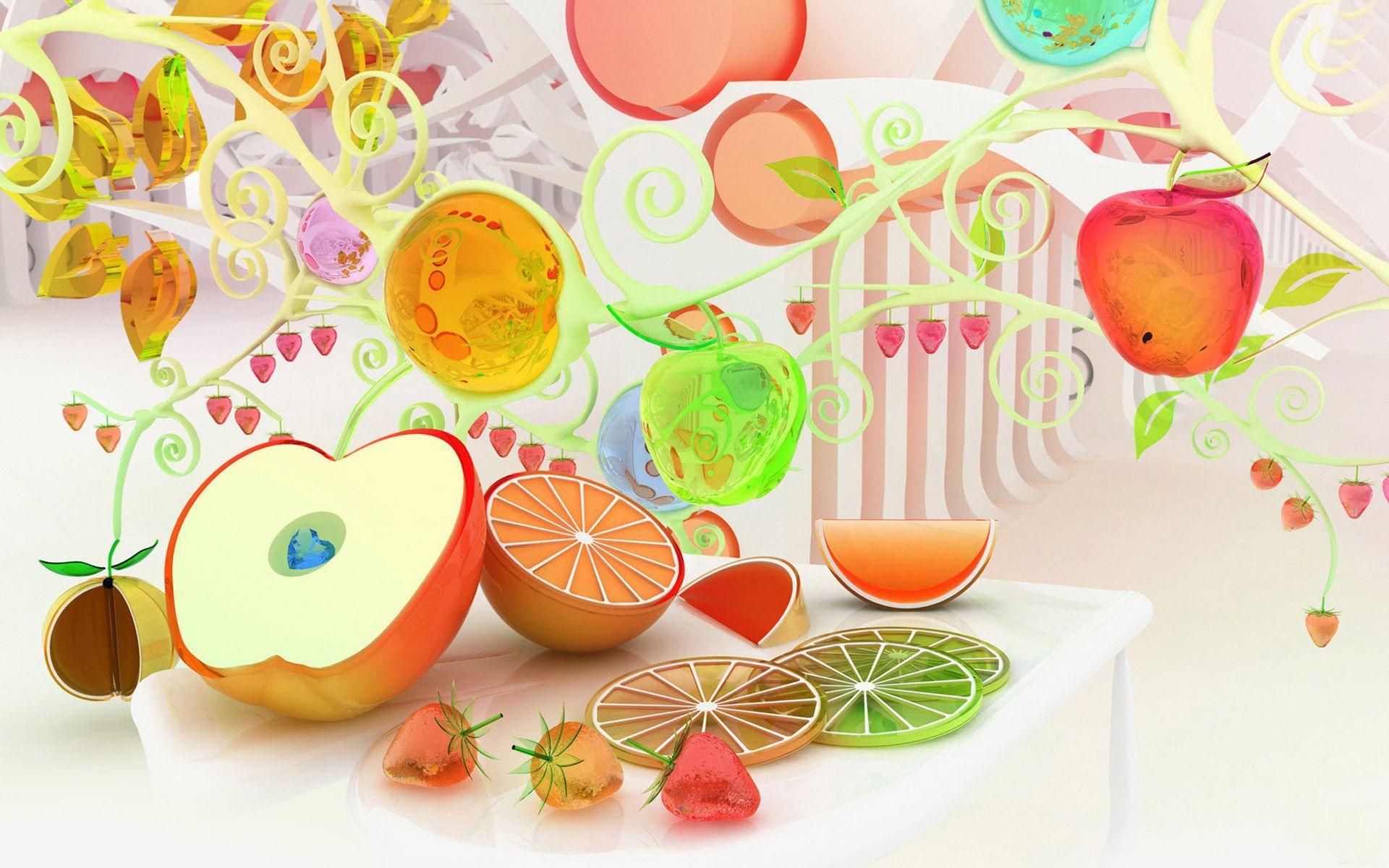 Abstract Fruit Wallpapers - Top Free Abstract Fruit Backgrounds