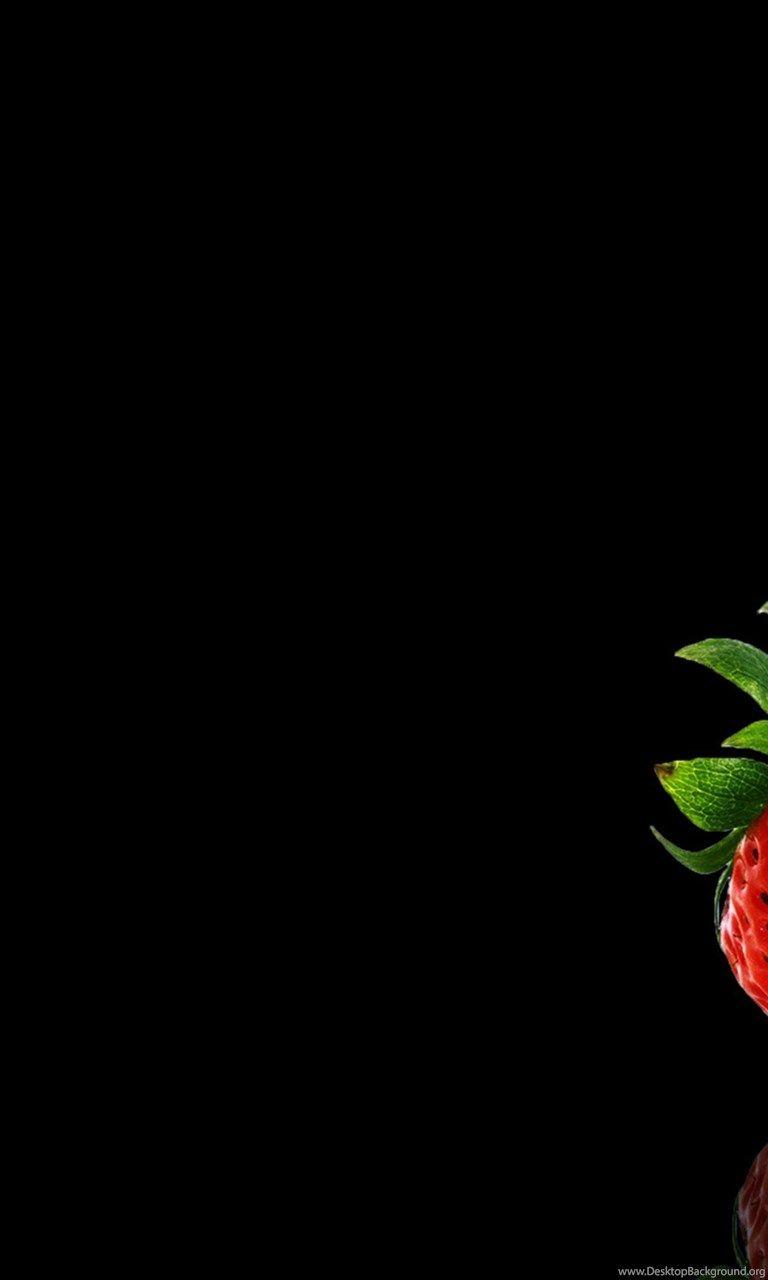 768x1280 Apple Background Black Fruits Wallpaper Strawberry Wallpaper. Desktop Background