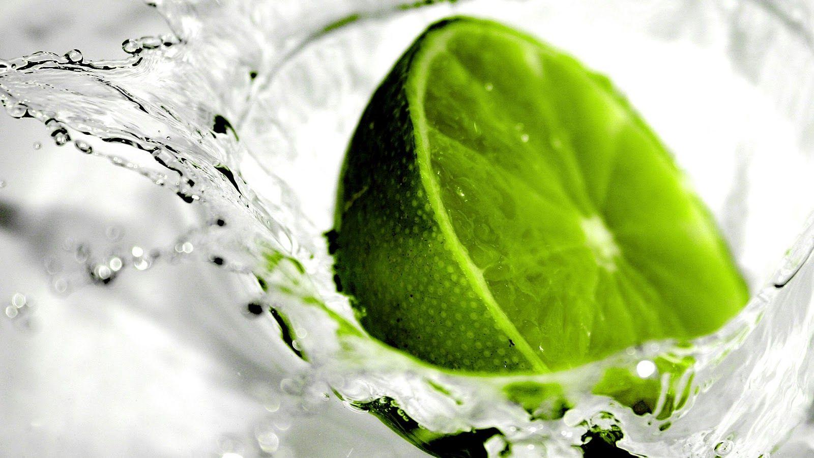1600x900 HD WALLPAPERS: Green fruit in water abstract HD wallpaper (1920 x 1080)