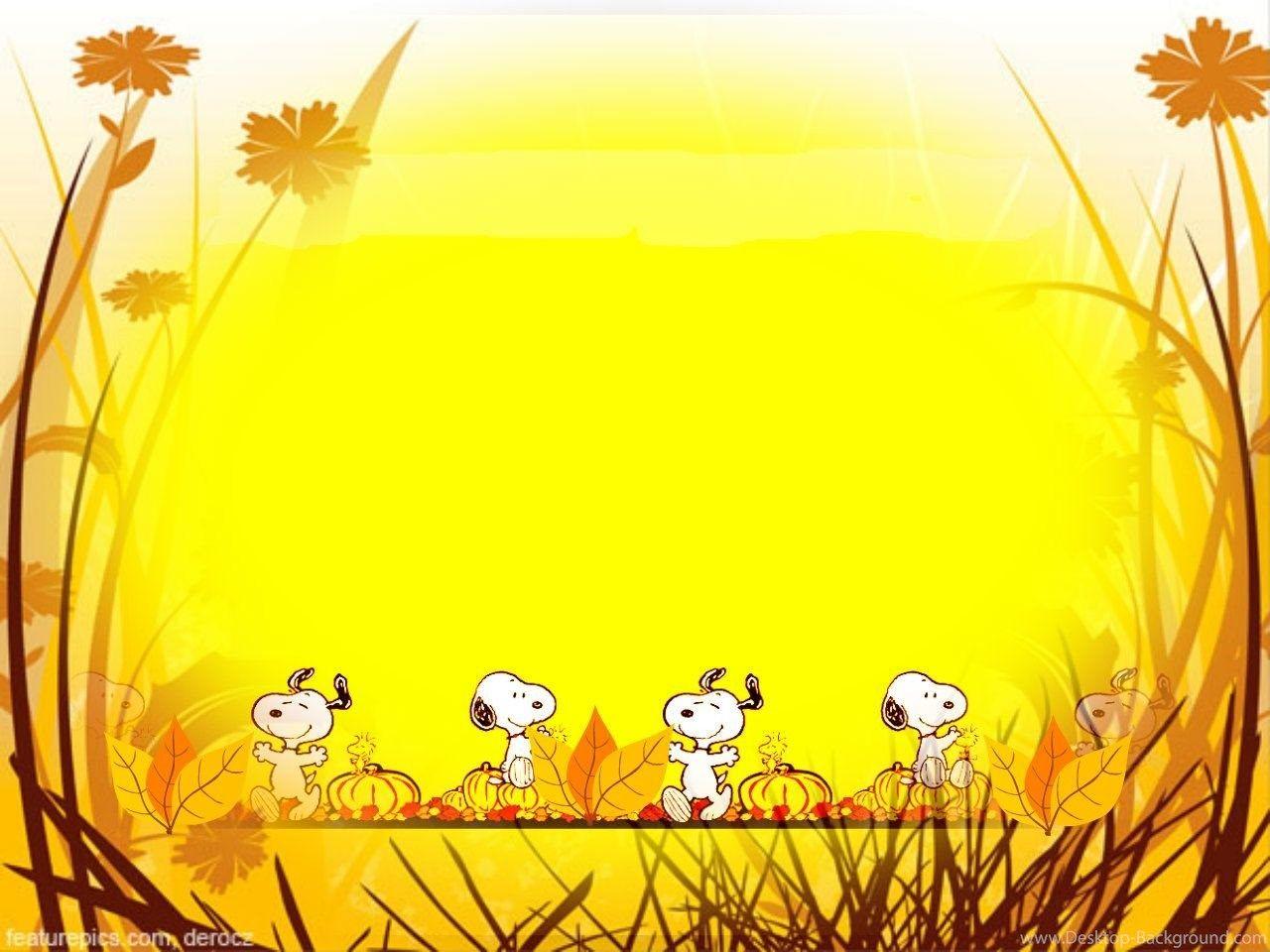 Snoopy Fall Wallpapers - Top Free Snoopy Fall Backgrounds - WallpaperAccess