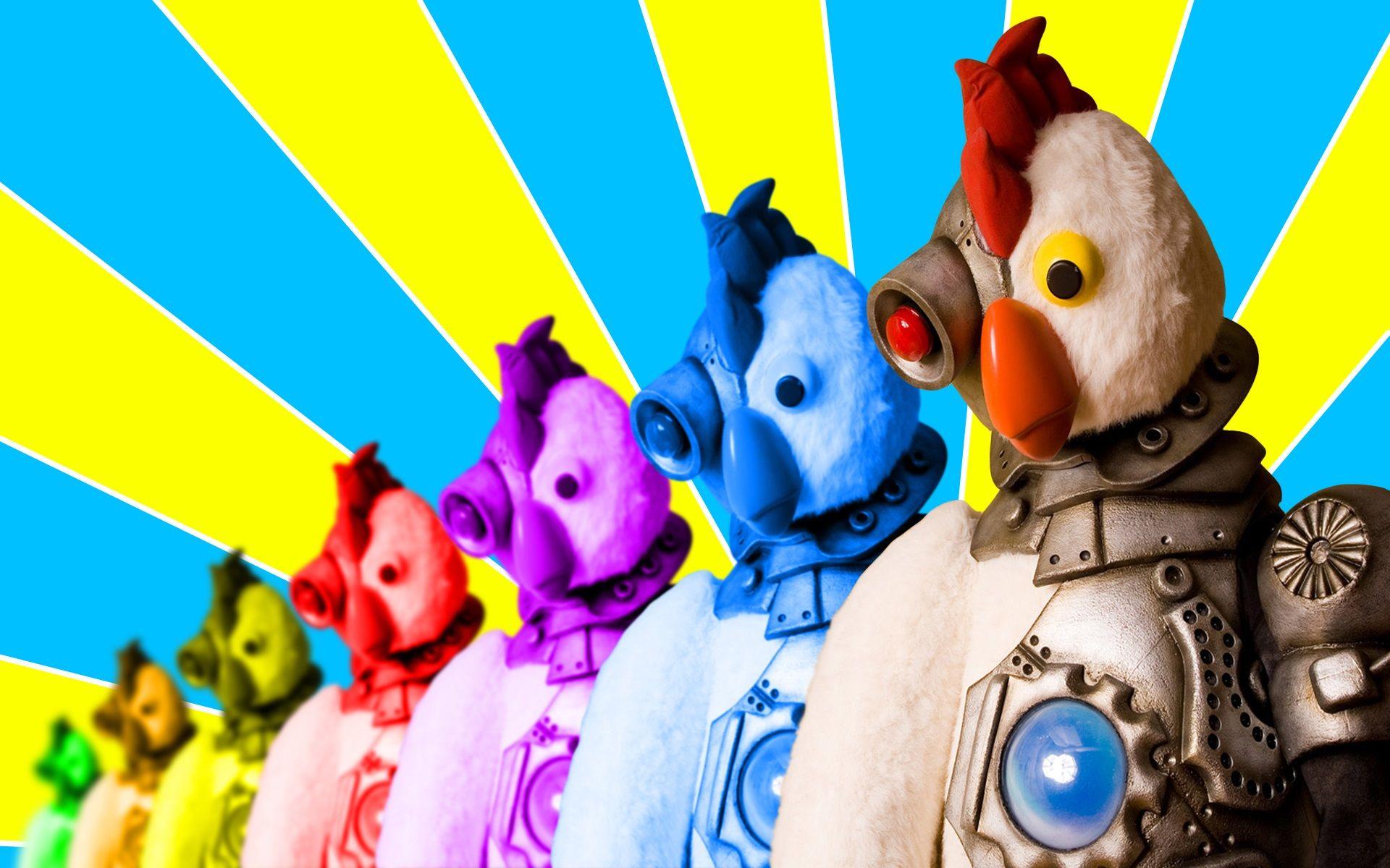 1920x1200 Colorful Robot Chicken 640x1136 IPhone 5 5S 5C SE Wallpaper, Background, Picture, Image