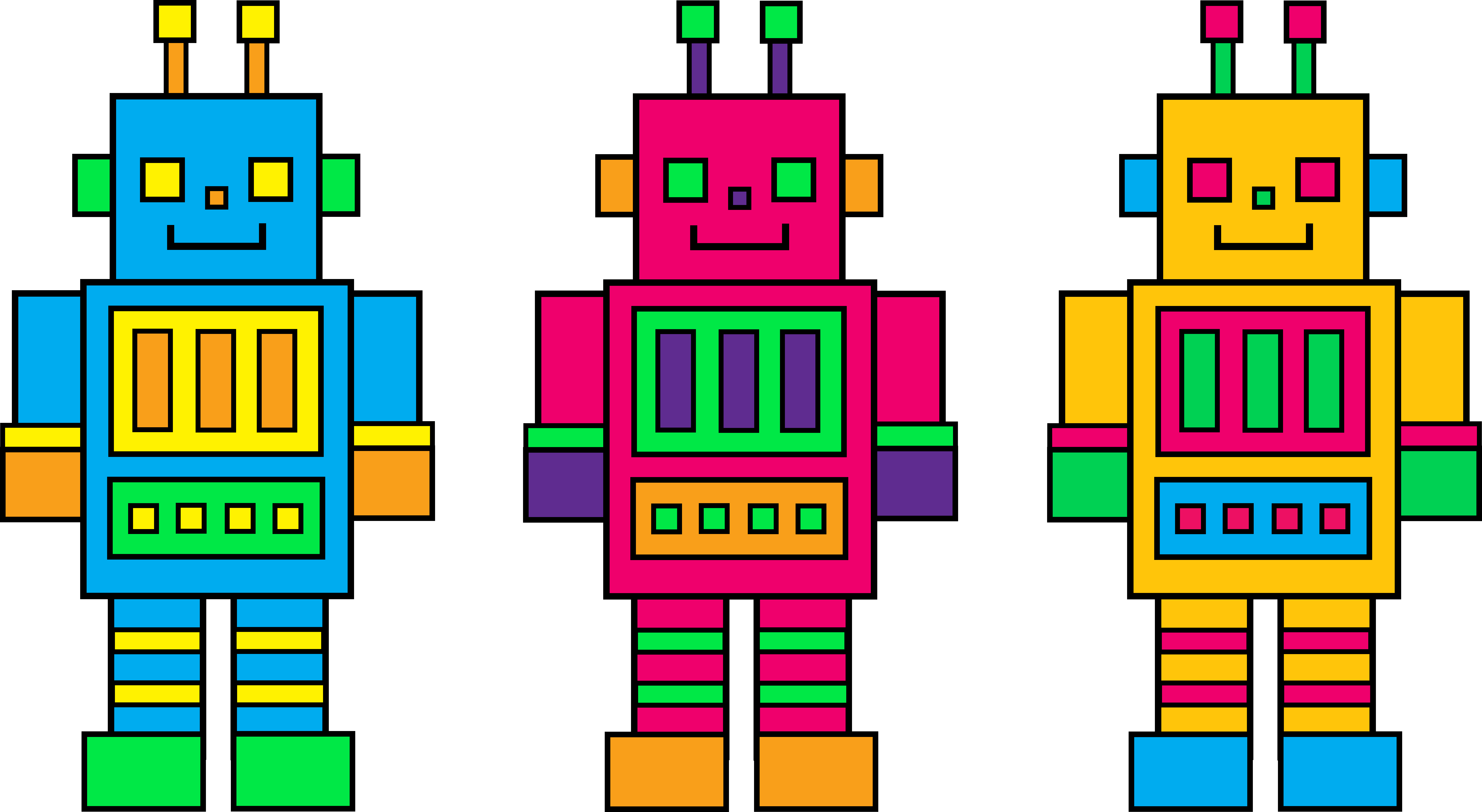 8744x4793 Free Robots Cartoon, Download Free Clip Art, Free Clip Art on Clipart Library