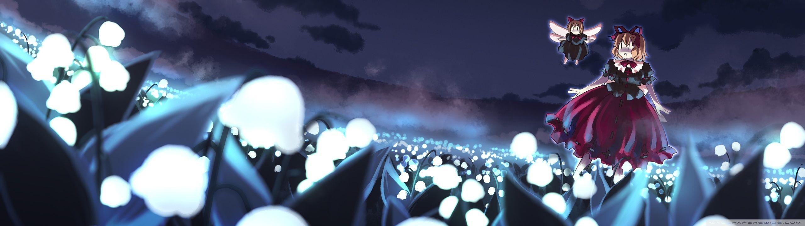 2560x720 Touhou Anime I Ultra HD Desktop Background Wallpaper for 4K UHD TV : Multi Display, Dual Monitor : Tablet