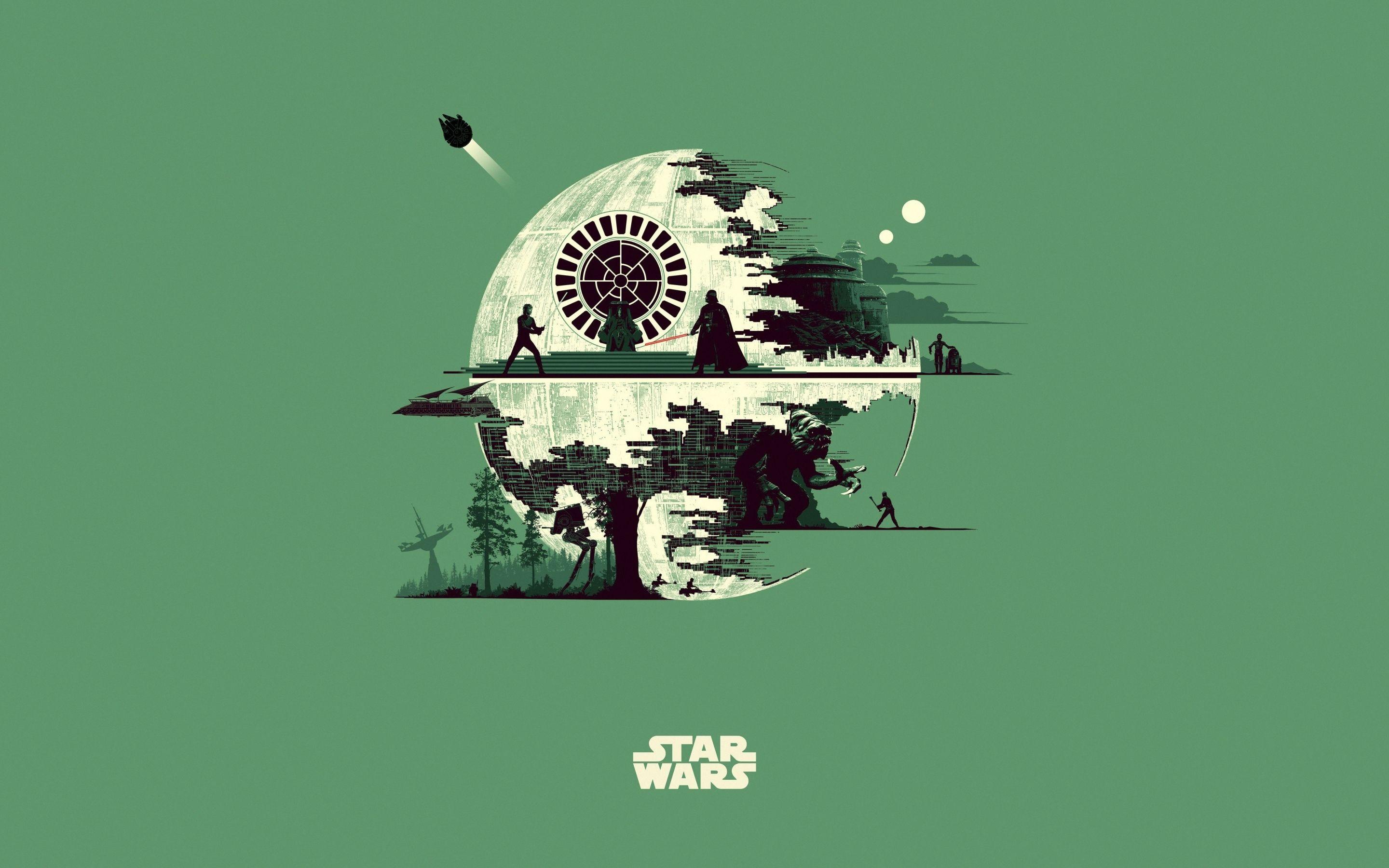 2880x1800 Star Wars Skywalker Saga Minimal Macbook Pro Retina Wallpaper, HD Movies 4K Wallpaper, Image, Photo and Background