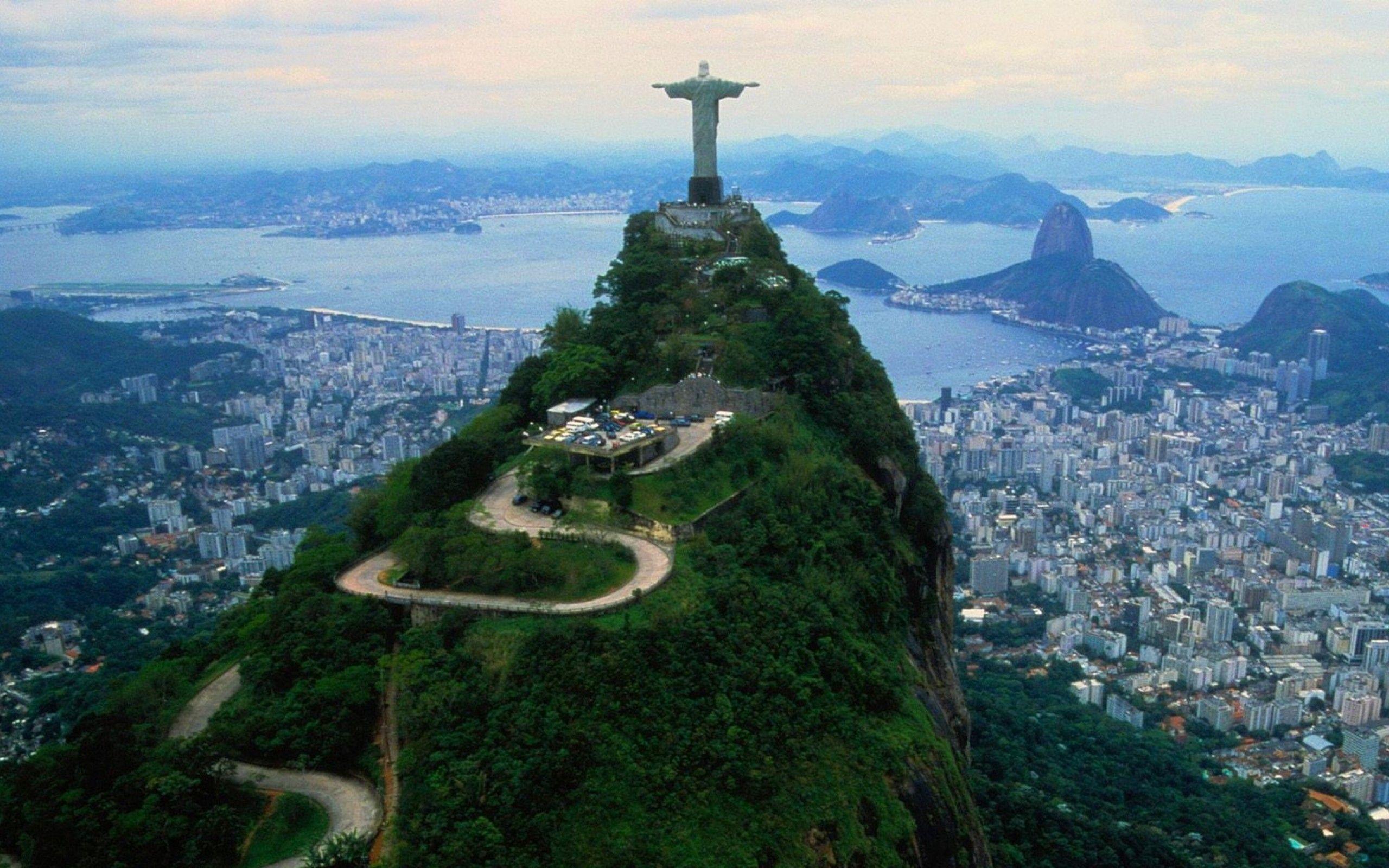 2560x1600 Statue of Jesus Rio De Janeiro Brazil Wallpaper HD Wallpaper
