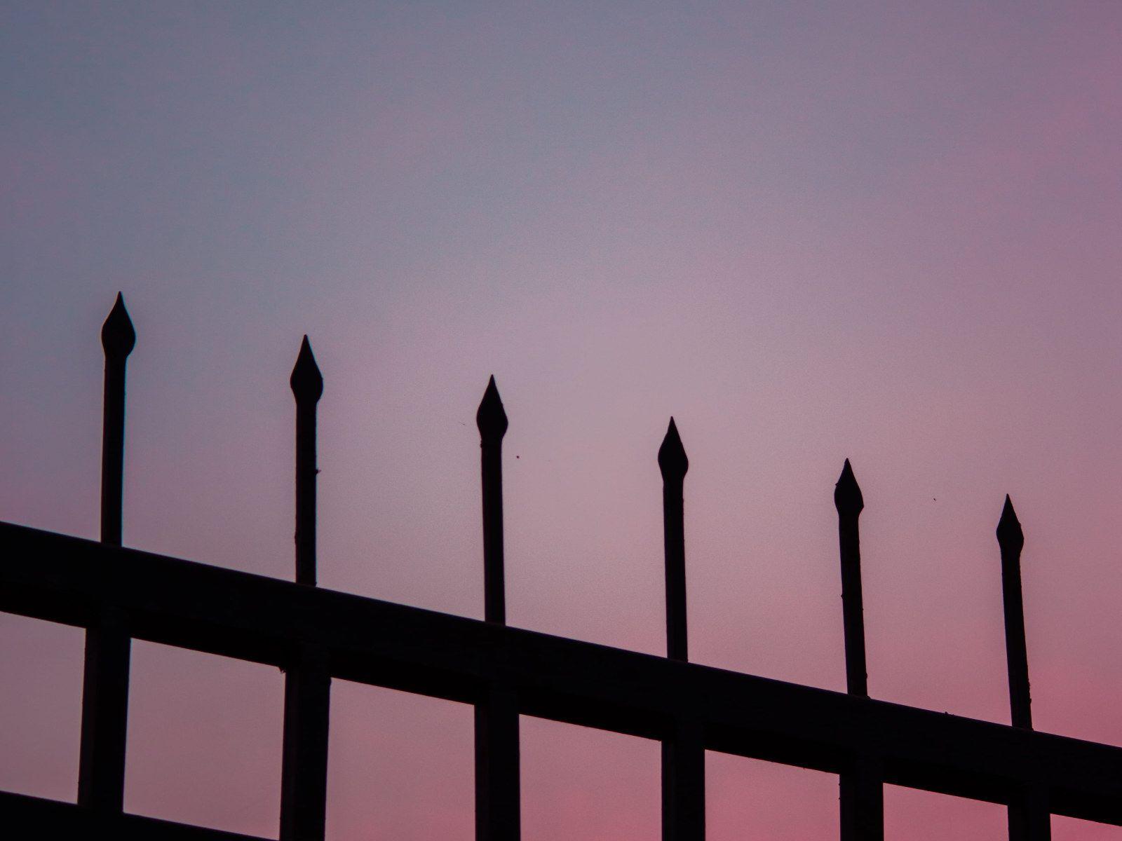 1600x1200 Minimal wallpaper, pastel, iphone wallpaper, pink, sky, sunset, fence • Wallpaper For You HD Wallpaper For Desktop & Mobile