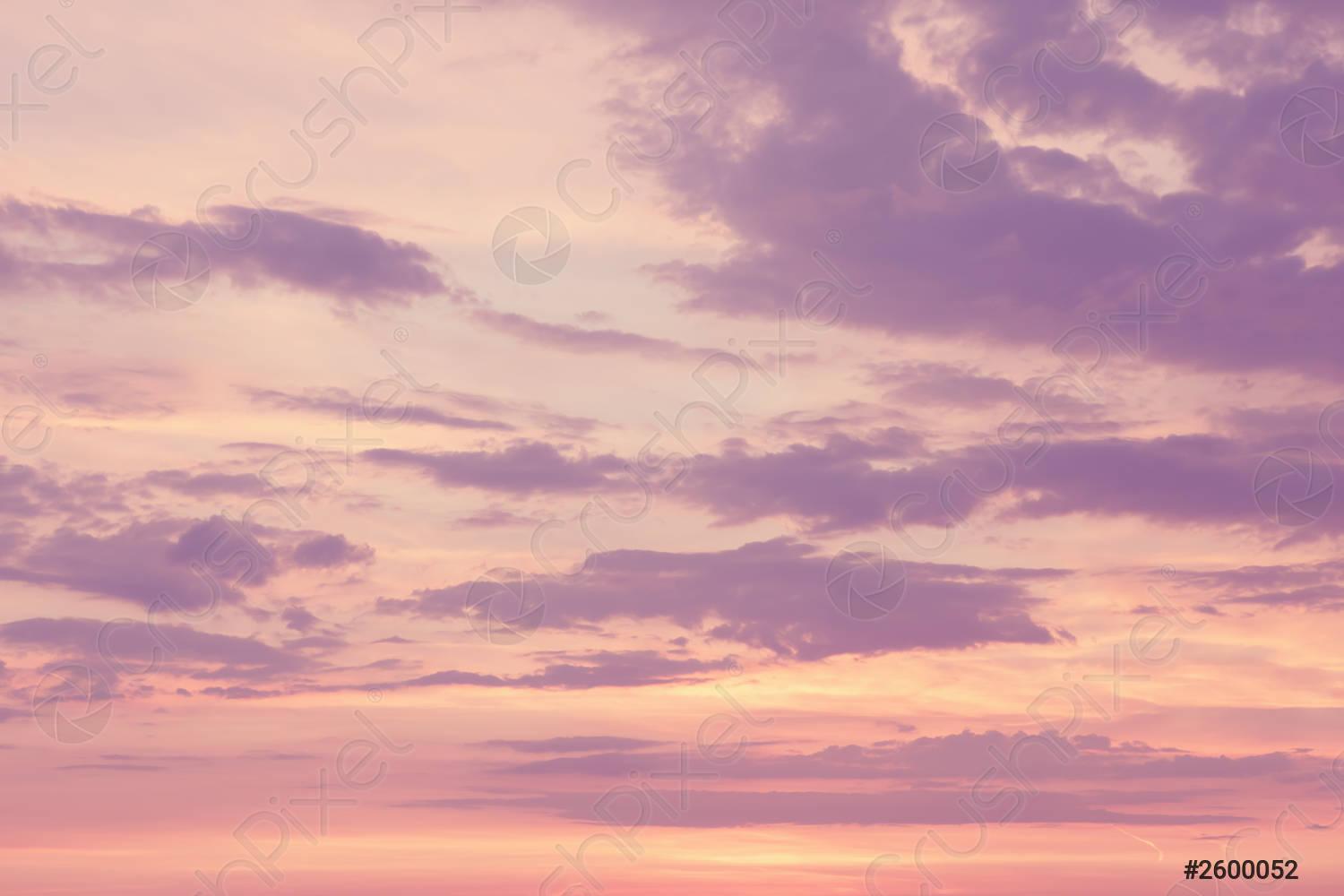1500x1000 Beautiful Colorful Pink Purple Clouds On Yellow Sky At Sunset