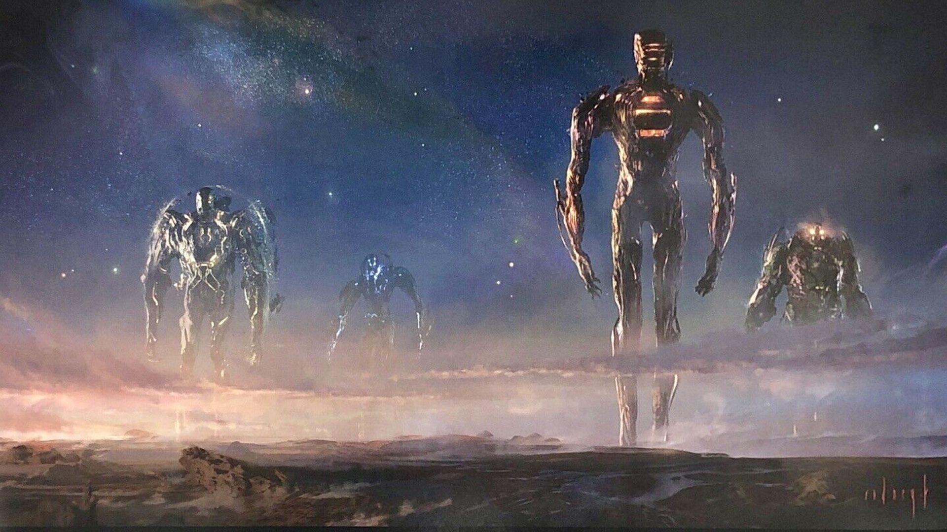 1920x1080 Poster Art For Marvel's ETERNALS Gives Us Our First Look at The Celestials!