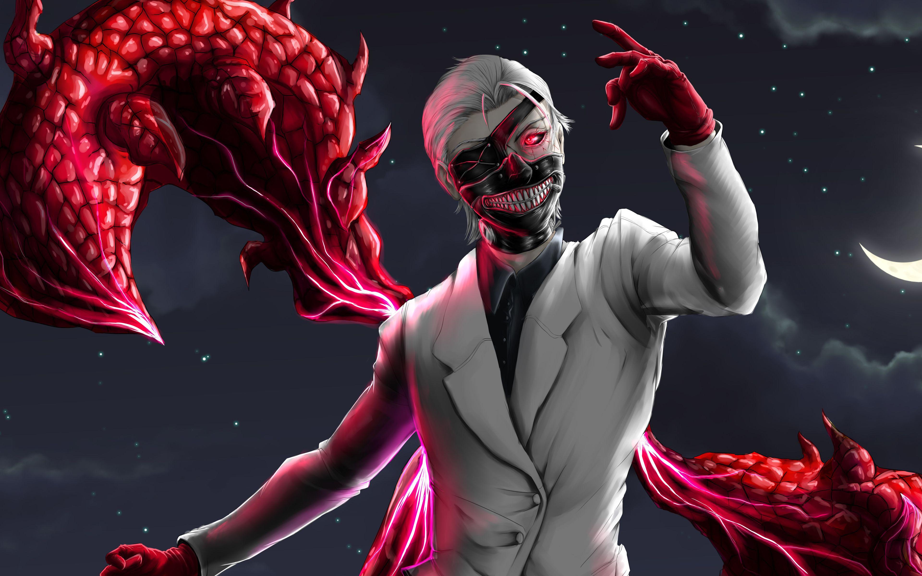 3840x2400 Ken Kaneki Dragon Wallpaper