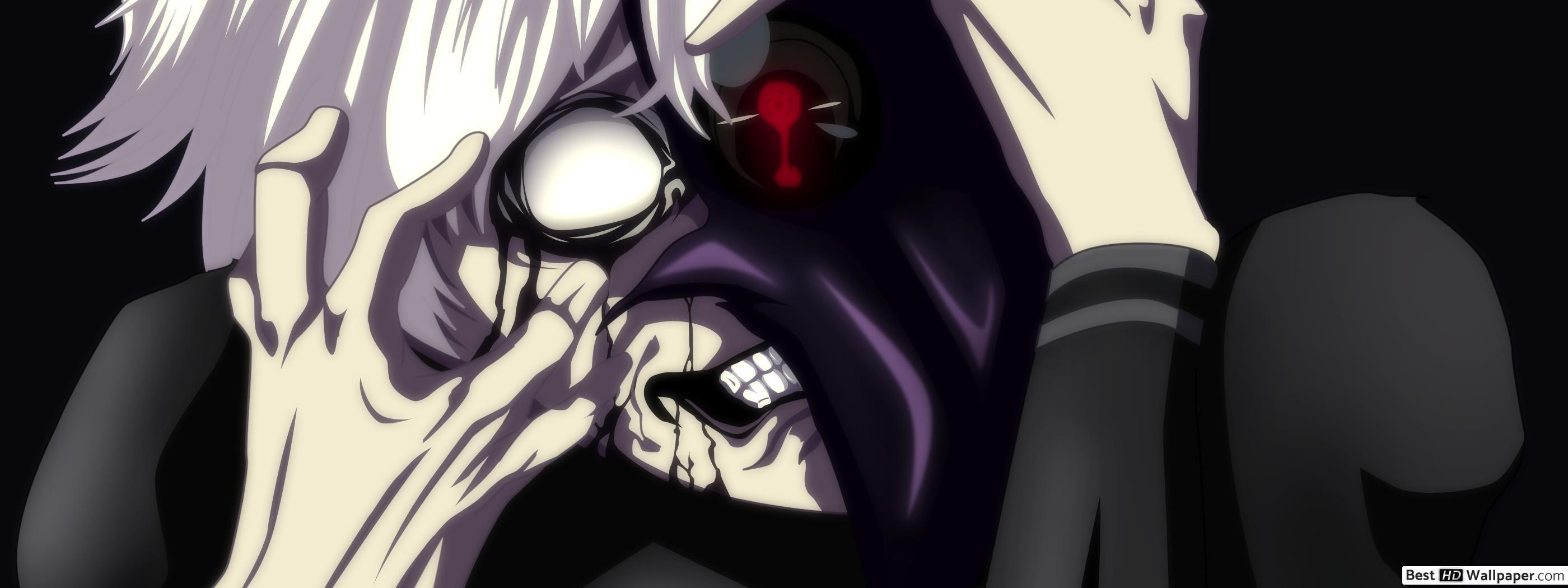 2800x1050 Tokyo Ghoul, Ken Kaneki, Mad HD wallpaper download