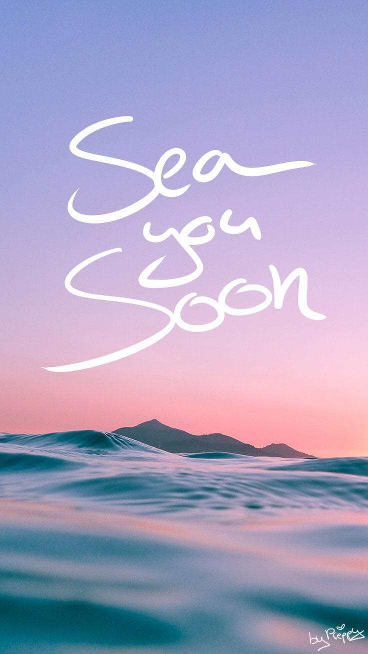 736x1308 iPhone Ocean Quotes Wallpaper