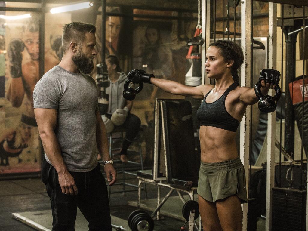 1024x768 Tomb Raider 2018 Alicia Vikander As Lara Croft Doing Workout 1024x768 Resolution HD 4k Wallpaper, Image, Background, Photo and Picture