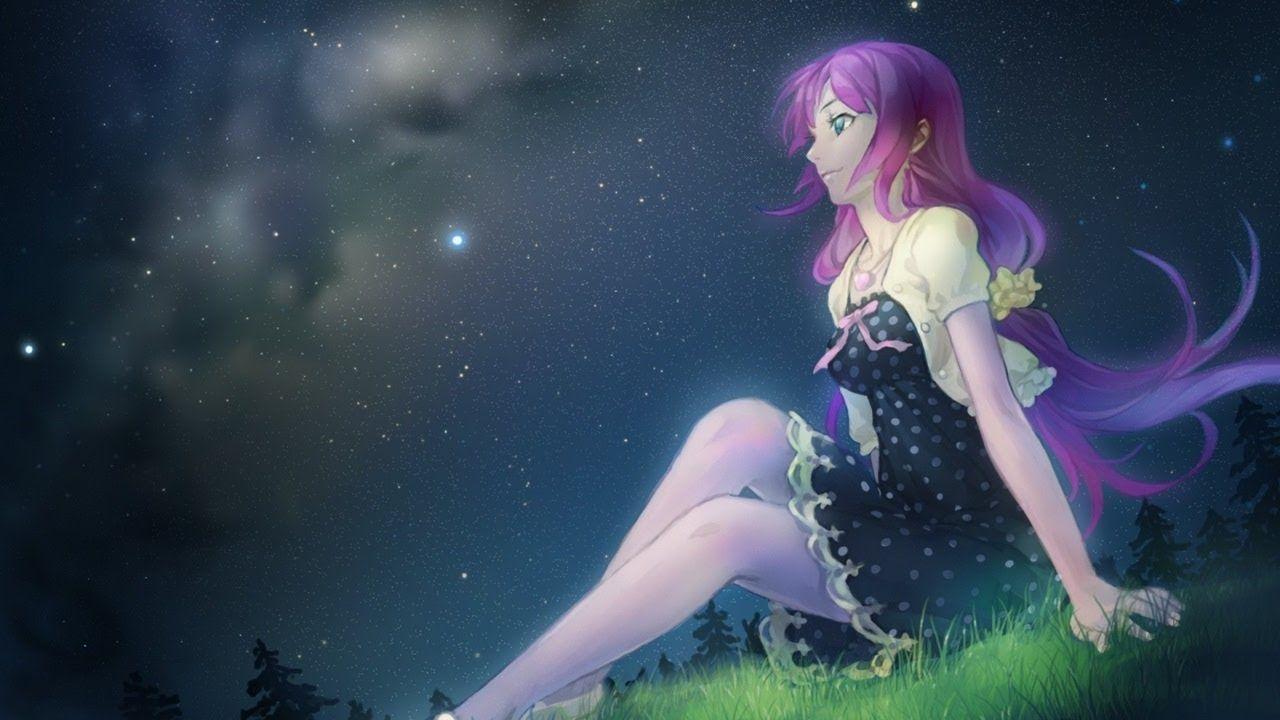 1280x720 видео. Japanese and Moon