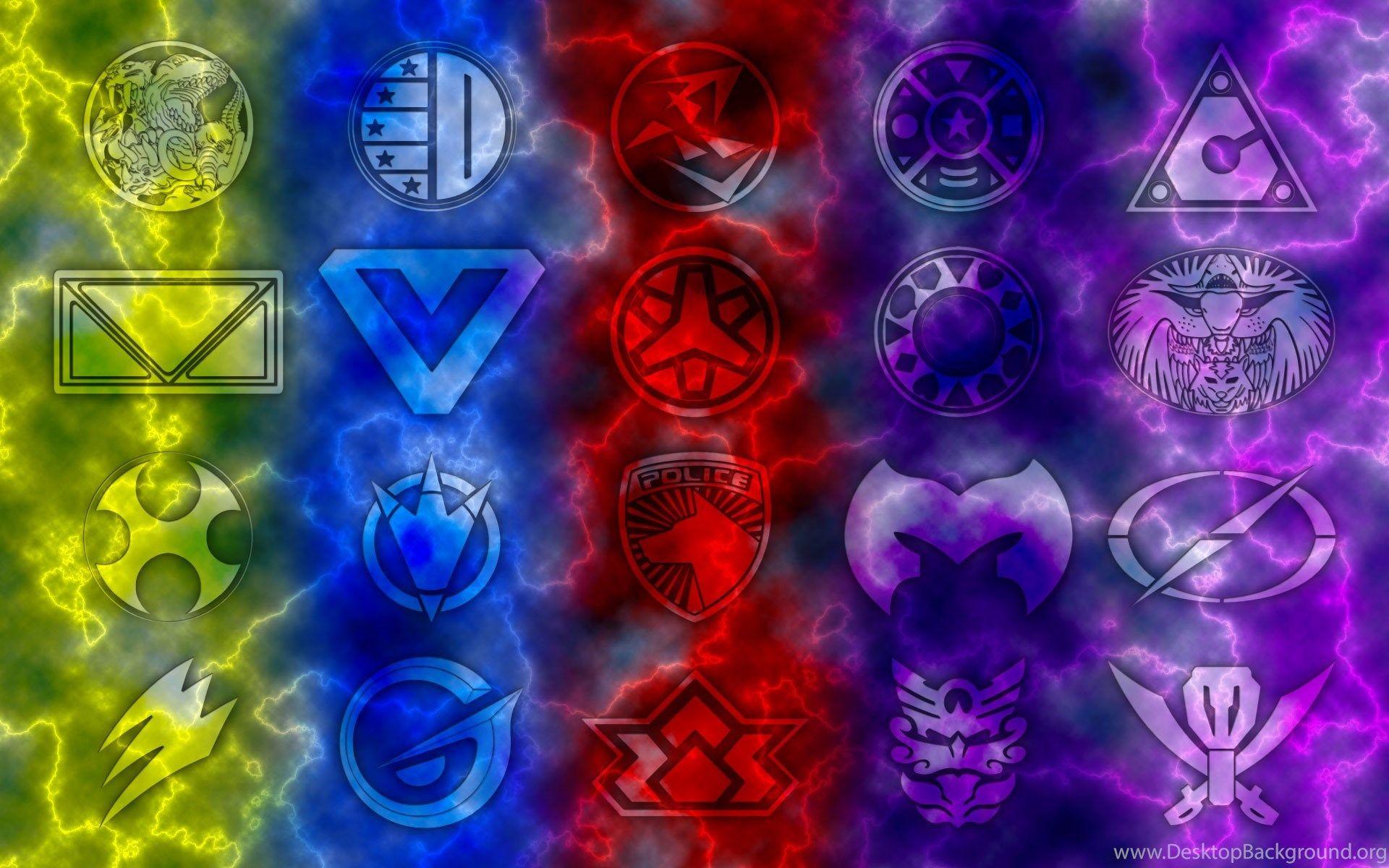 1920x1200 Power Rangers Megaforce Logo Wallpaper Desktop Background