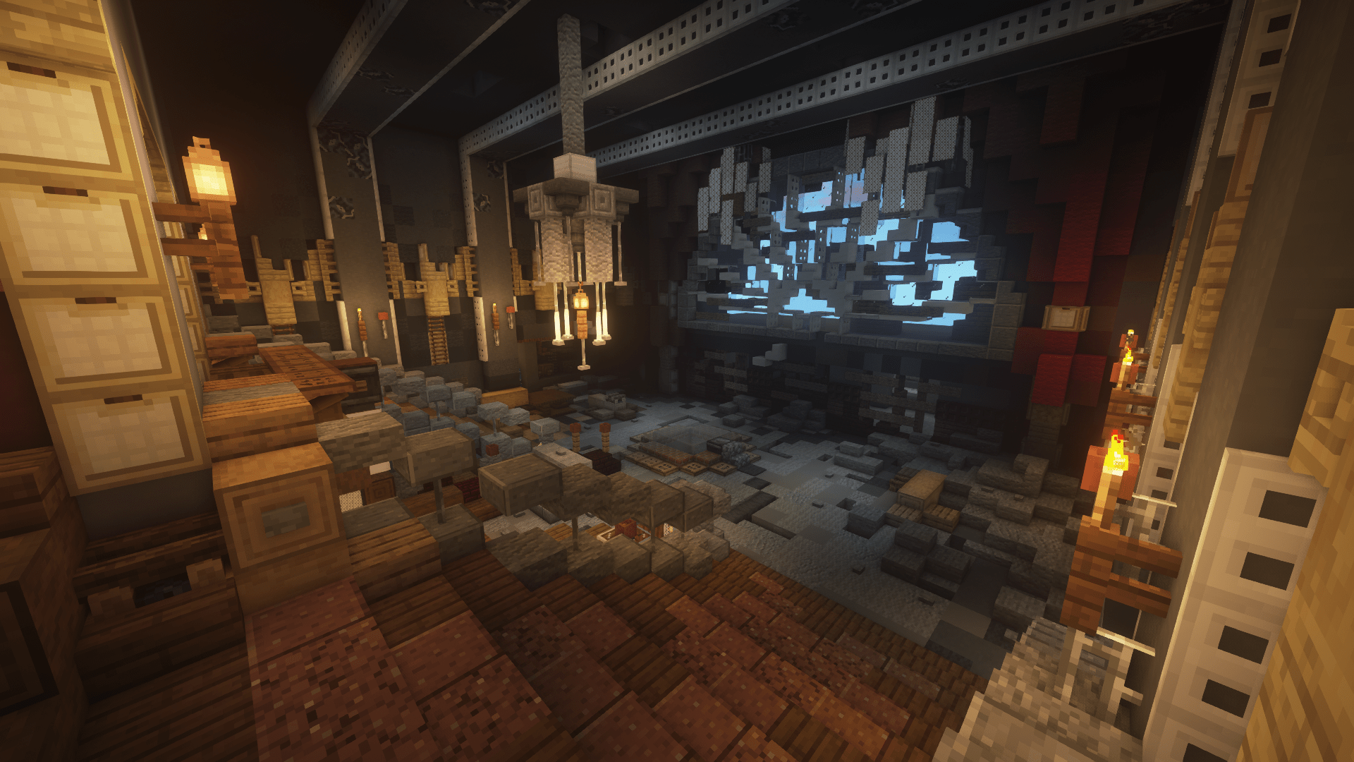 1920x1080 I am building 'Kino Der Toten' from Call of Duty Zombies. This is the main room