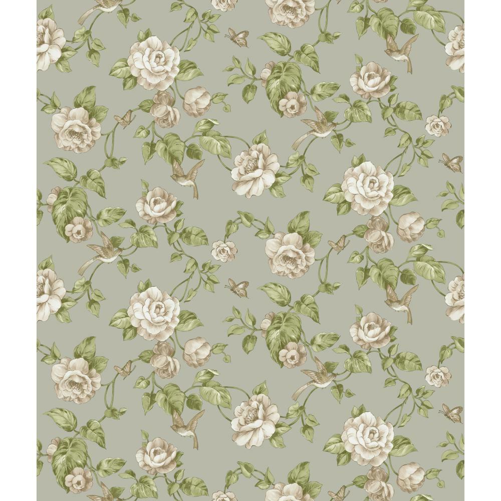 1000x1000 Rhapsod Garden Floral Wallpaper VR3512