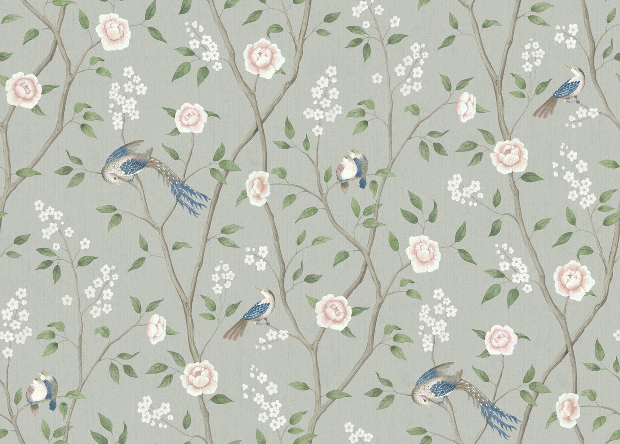 Sage Green Rustic Wallpaper