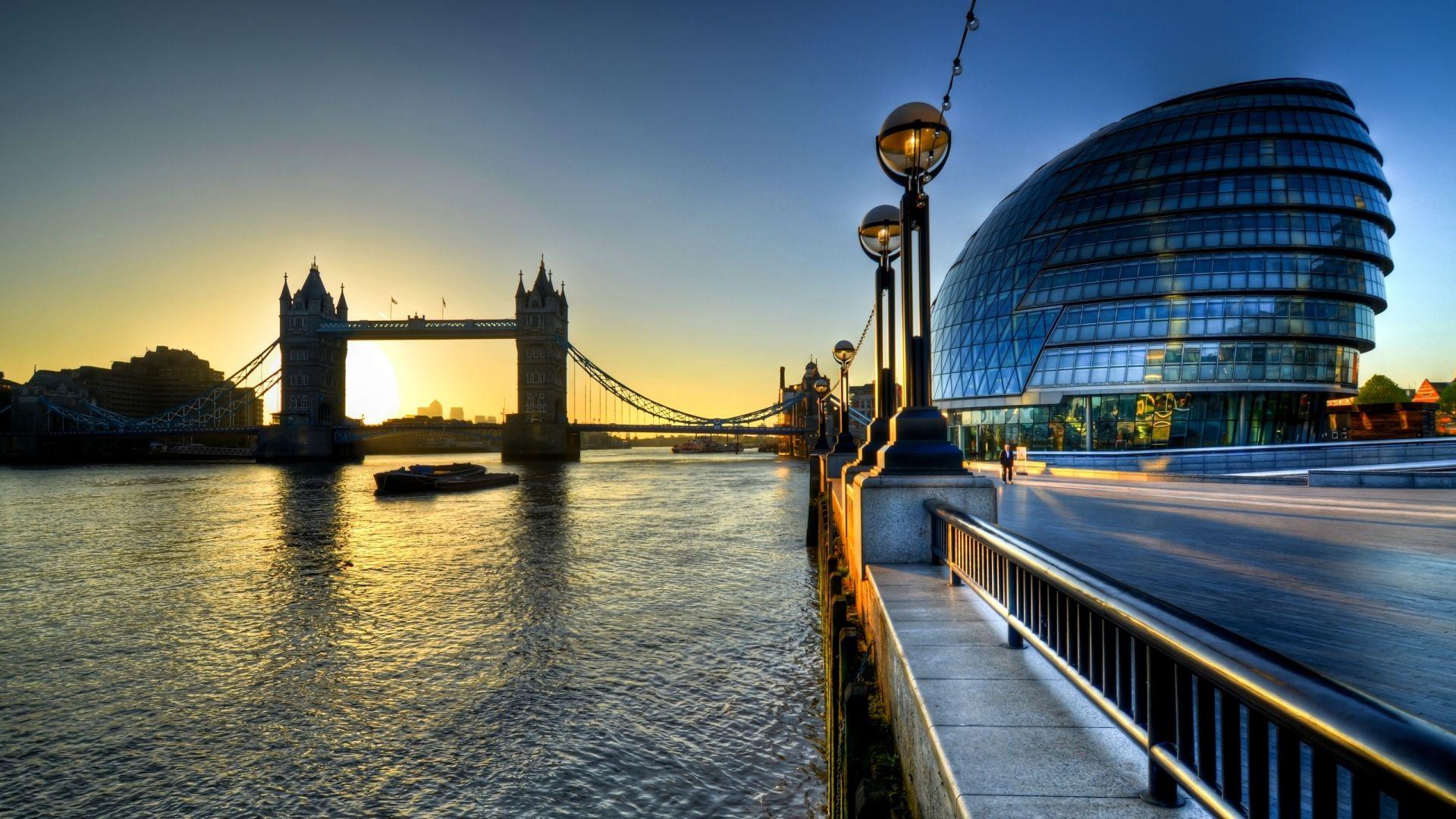 1920x1080 London Tower Bridges HD Wallpaper