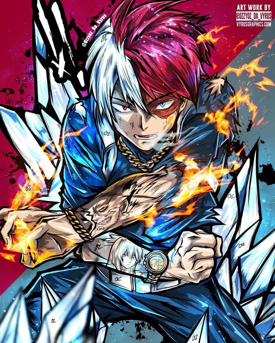 1080x1350 My Hero Academia And Naruto Wallpaper